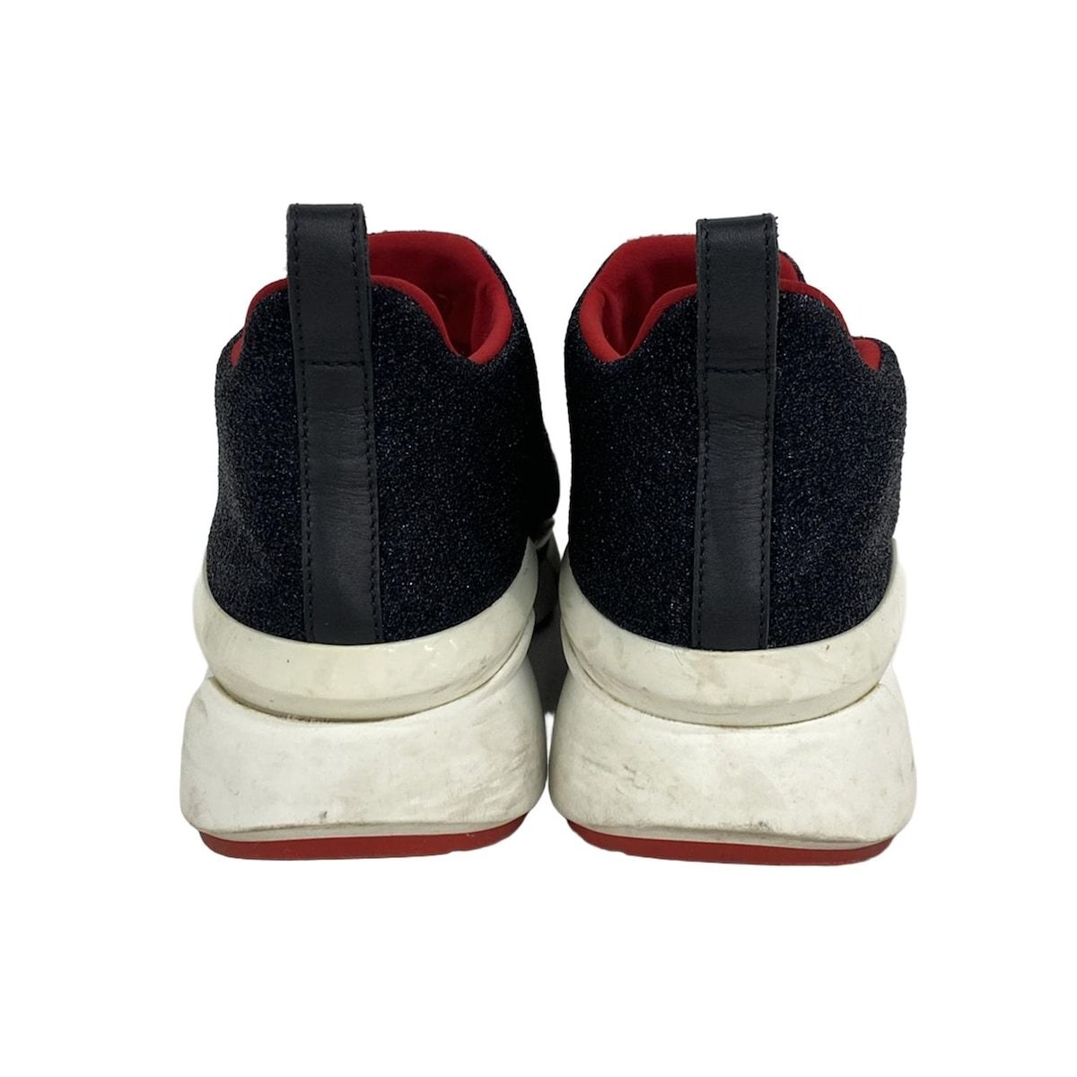 クリスチャンルブタン スニーカー 37 レディース美品 - 黒×レッド