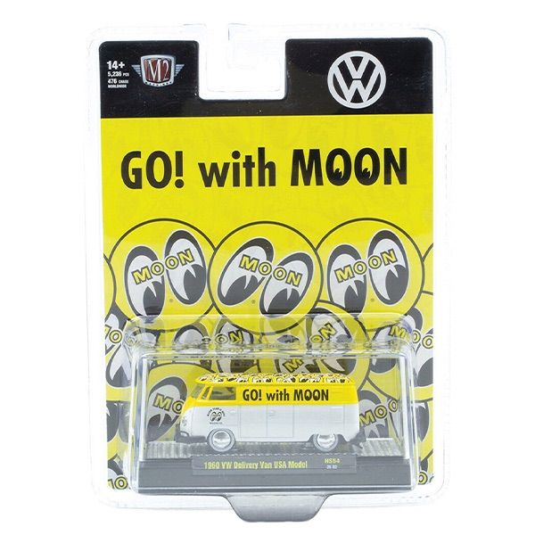 M2 MACHINES 1:64 MOONEYES 1960 Volkswagen Delivery van USA Model