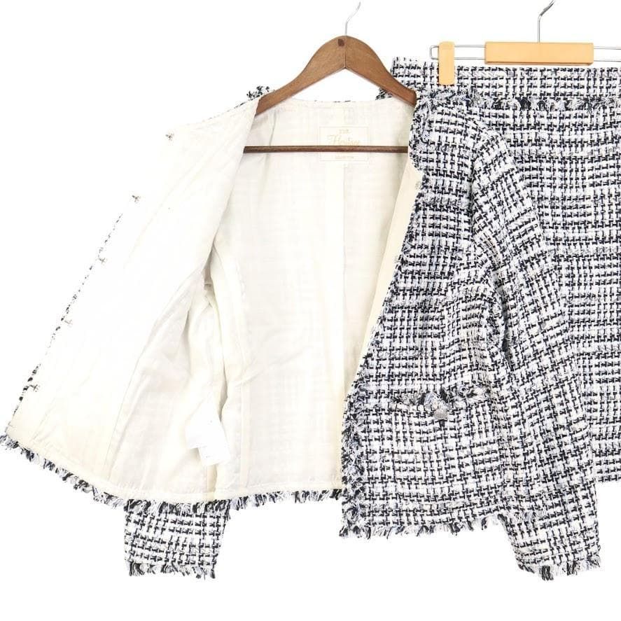 美品】23区 ヘリテージコレクション ツイード セットアップ 48