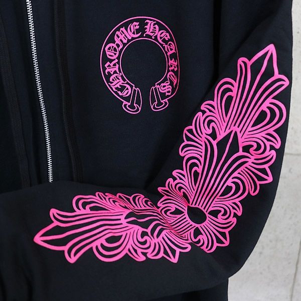 CHROME HEARTS 銀座店 クロムハーツ 新品 ホースシュー×袖フローラル