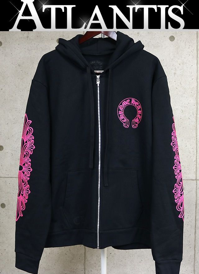 CHROME HEARTS 銀座店 クロムハーツ 新品 ホースシュー×袖フローラル