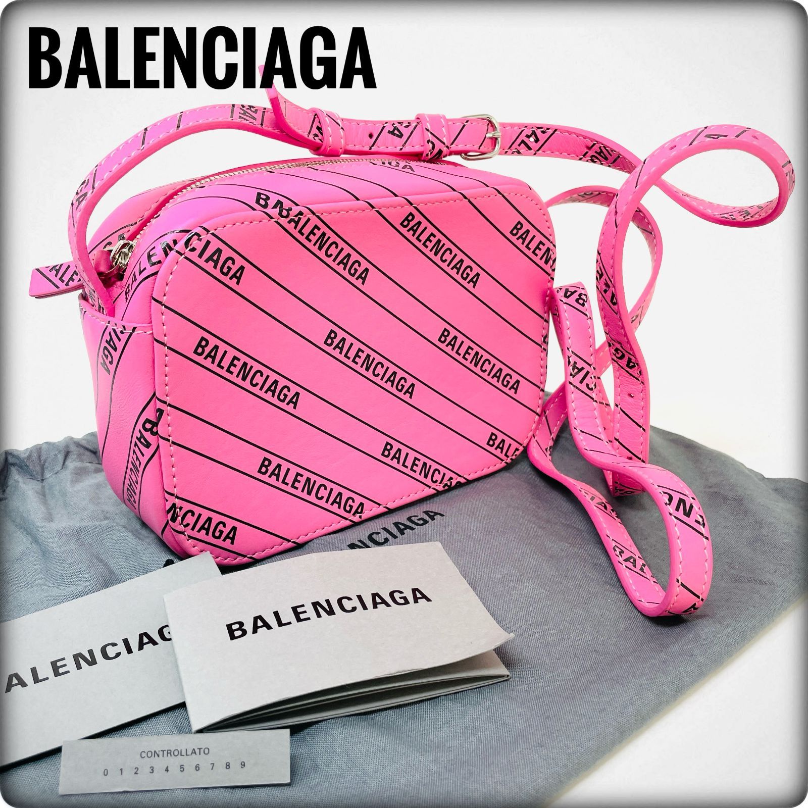 未使用品】BALENCIAGA（バレンシアガ）エブリデイ カメラバッグ 総柄