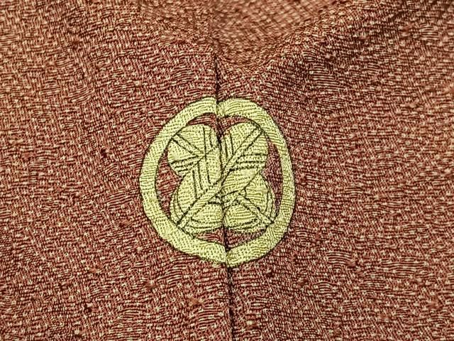 平和屋着物□本草木染作家 圓啓 江戸小紋 極小鮫小紋柄 正絹 逸品 未