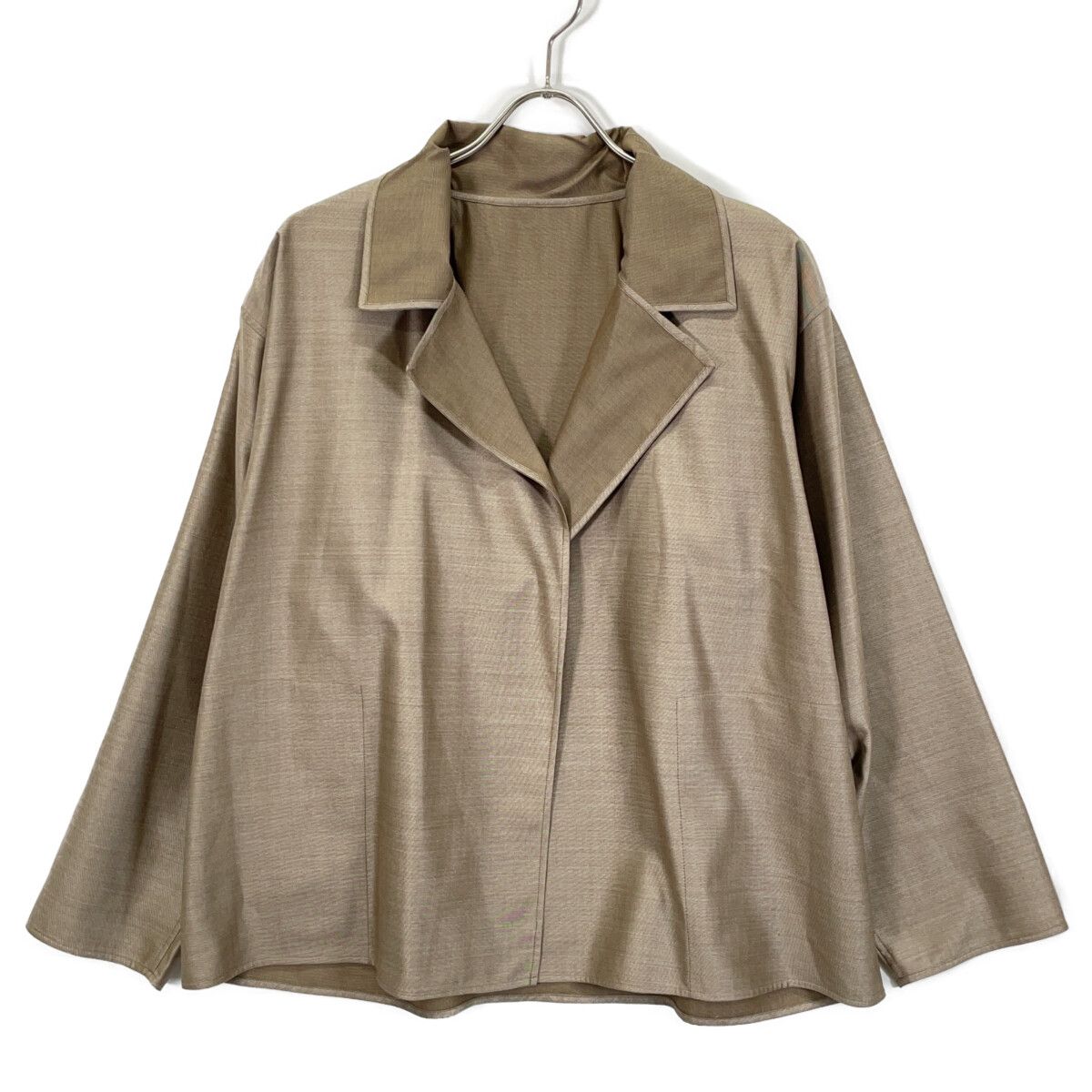 JURGEN LEHL ヨーガンレール ﾌﾞﾗｳﾝ ｼﾙｸ×ｳｰﾙ ｼｬﾂｼﾞｬｹｯﾄ - メルカリ