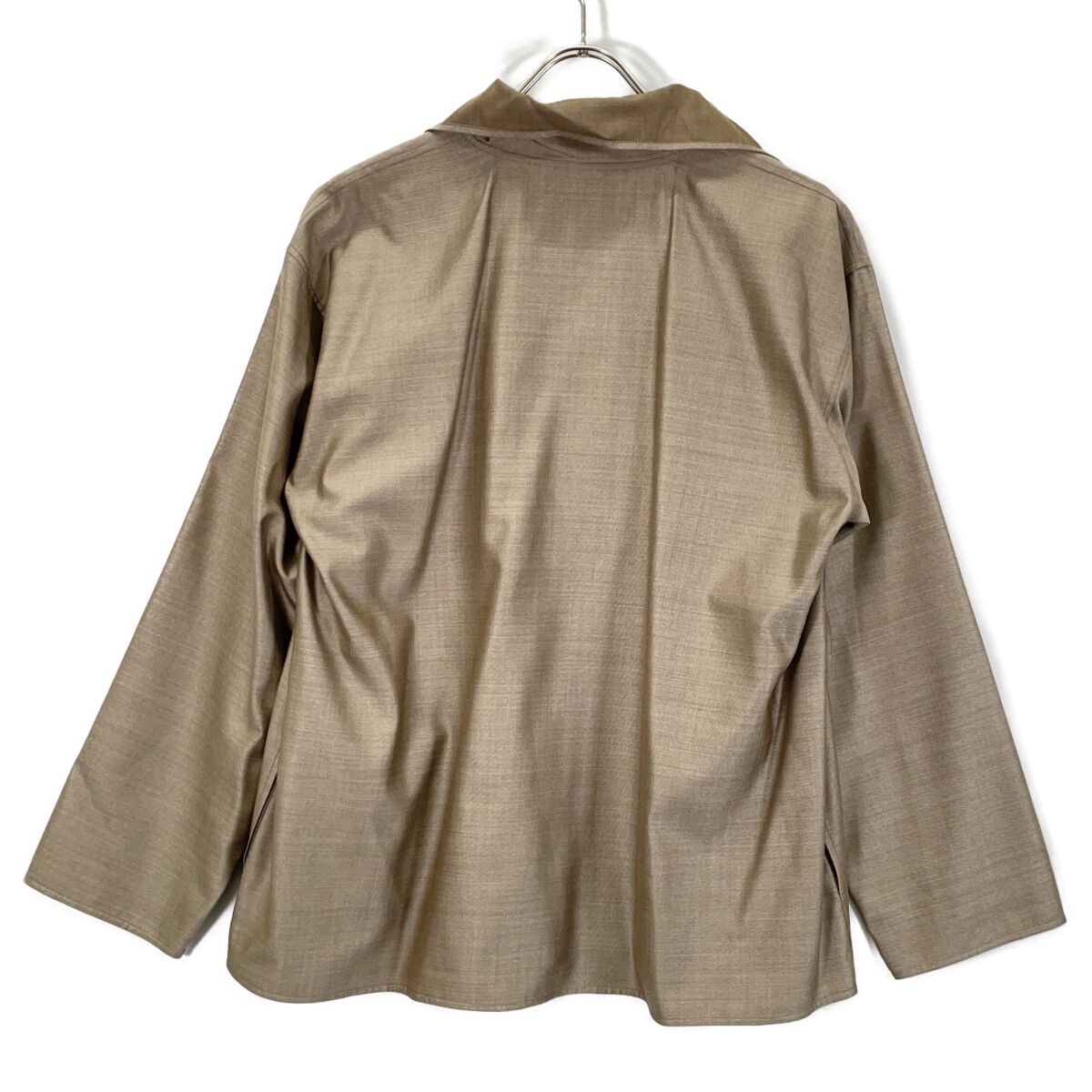 JURGEN LEHL ヨーガンレール ﾌﾞﾗｳﾝ ｼﾙｸ×ｳｰﾙ ｼｬﾂｼﾞｬｹｯﾄ - メルカリ