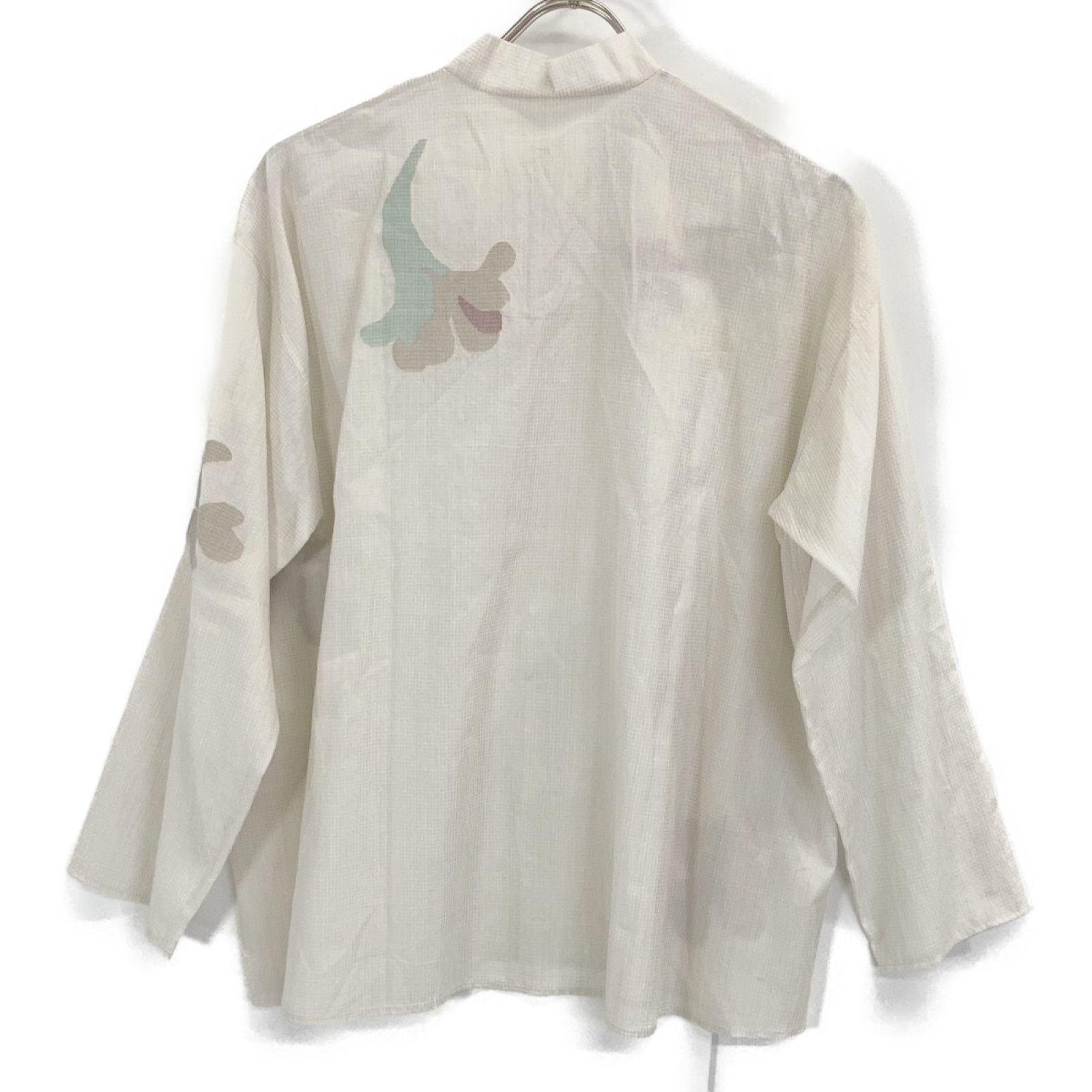 JURGEN LEHL ヨーガンレール ﾎﾜｲﾄ ｼﾙｸ×ｺｯﾄﾝ ｽﾀﾝﾄﾞｶﾗｰ ｼｬﾂ - メルカリ