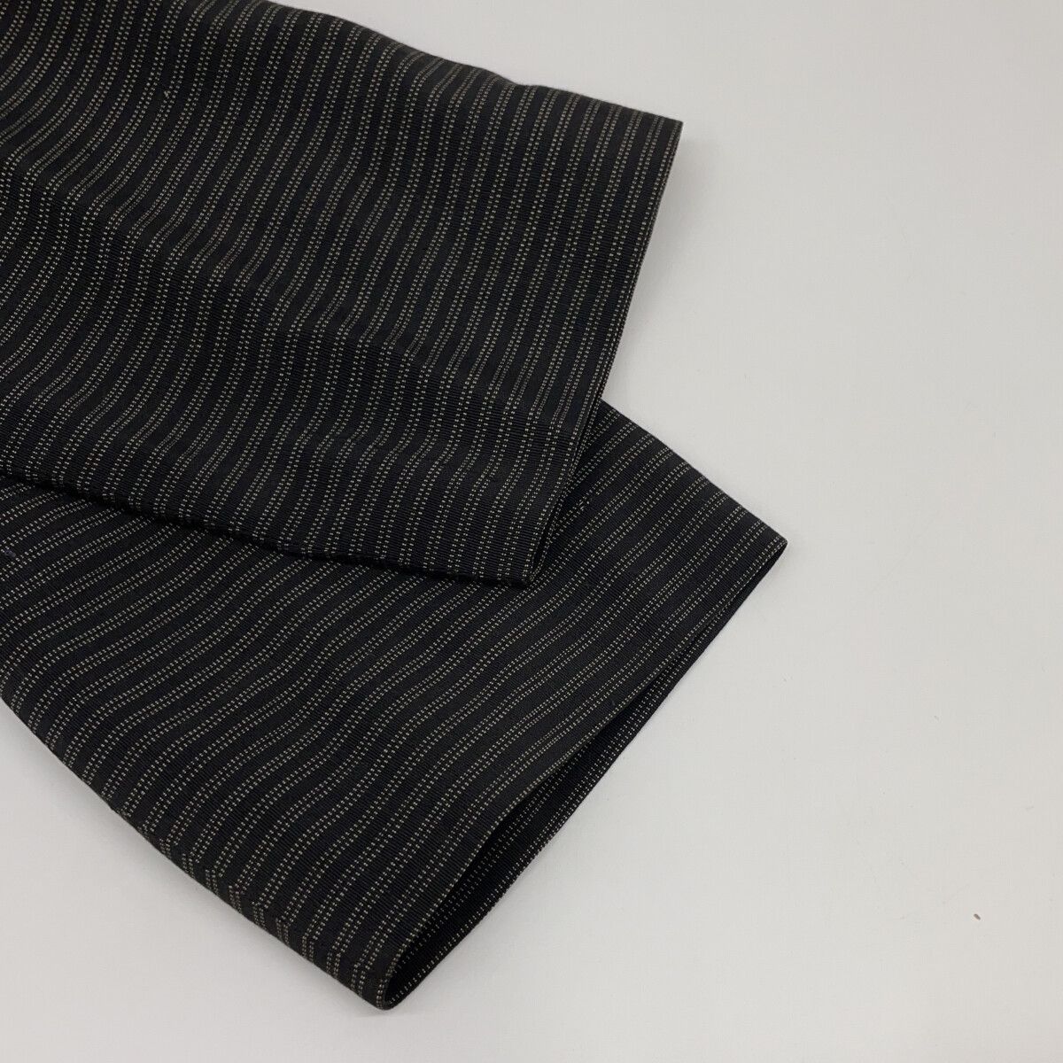 JURGEN LEHL ヨーガンレール ﾌﾞﾗｯｸ ｼﾙｸ×ｺｯﾄﾝ ﾎﾞｰﾀﾞｰ ｼｬﾂｼﾞｬｹｯﾄ - メルカリ