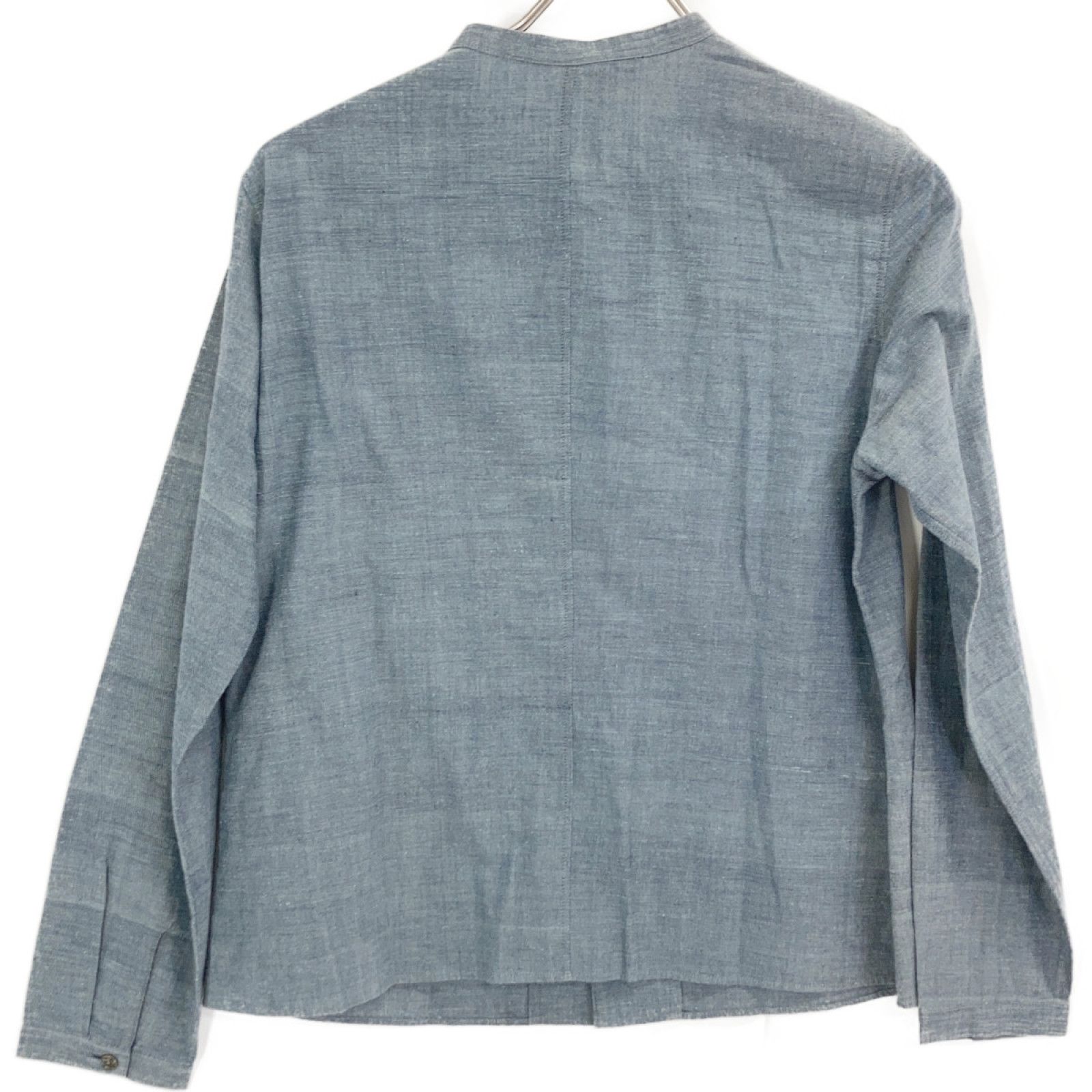 JURGEN LEHL ヨーガンレール ｸﾞﾚｰ ﾉｰｶﾗｰ 花刺繍 ｼｬﾂ - メルカリ