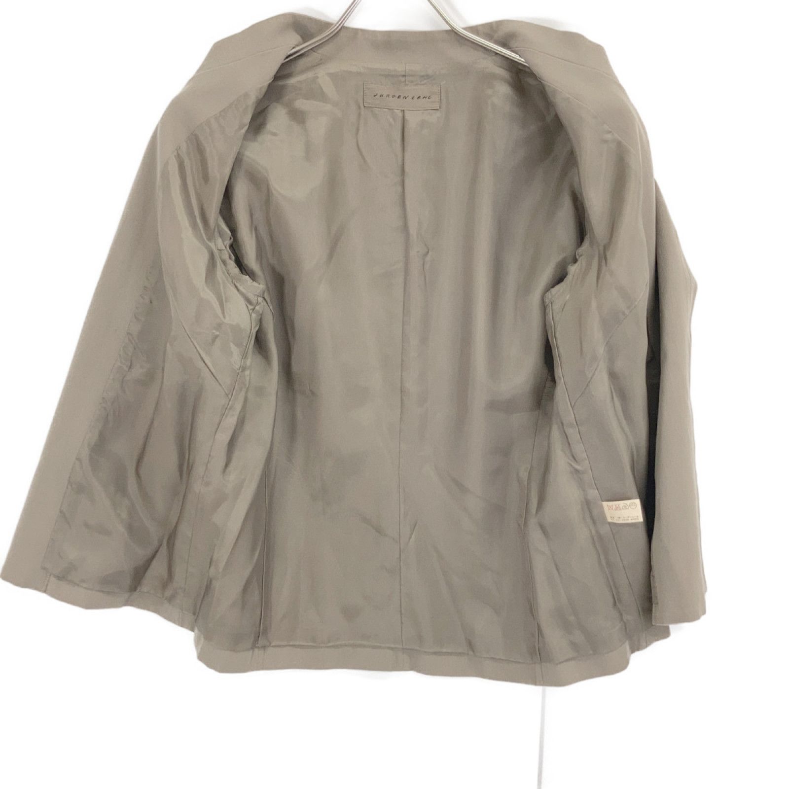 JURGEN LEHL ヨーガンレール ﾌﾞﾗｳﾝ ﾉｰｶﾗｰ ｺｯﾄﾝ ｼｬﾂｼﾞｬｹｯﾄ - メルカリ