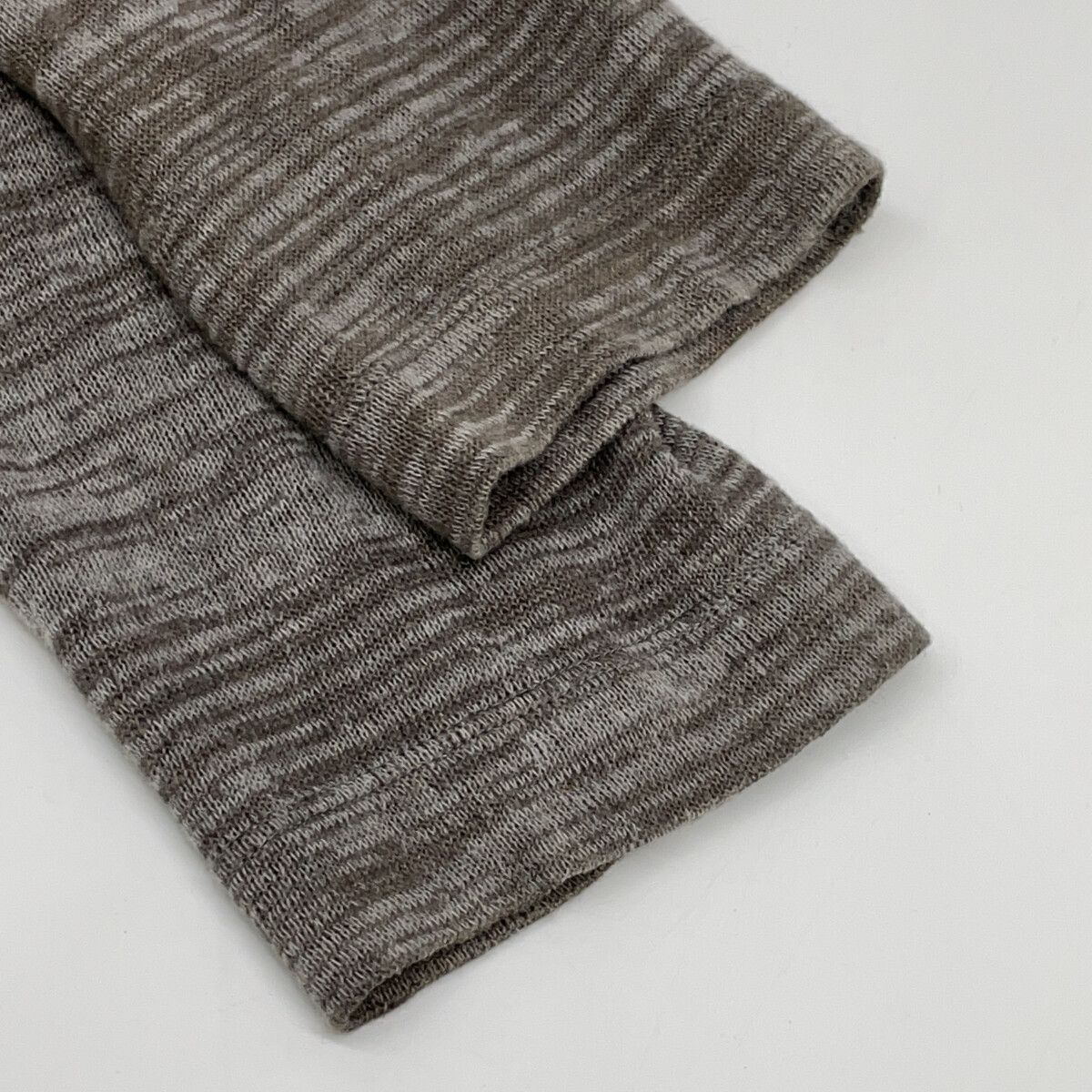 JURGEN LEHL ヨーガンレール ｸﾞﾚｰ ﾎﾞｰﾀﾞｰ ﾘﾈﾝ×ｺｯﾄﾝ ﾛﾝｸﾞｶｰﾃﾞｨｶﾞﾝ