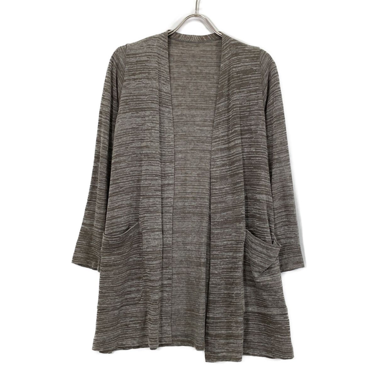 超美品　ヨーガンレール　グレー ロングカーディガン 圧縮フェルトが特徴的 JURGEN LEHL ヨーガンレール ｸﾞﾚｰ ｺｯﾄﾝ ﾛﾝｸﾞｶｰﾃﾞｨｶﾞﾝ - メルカリ