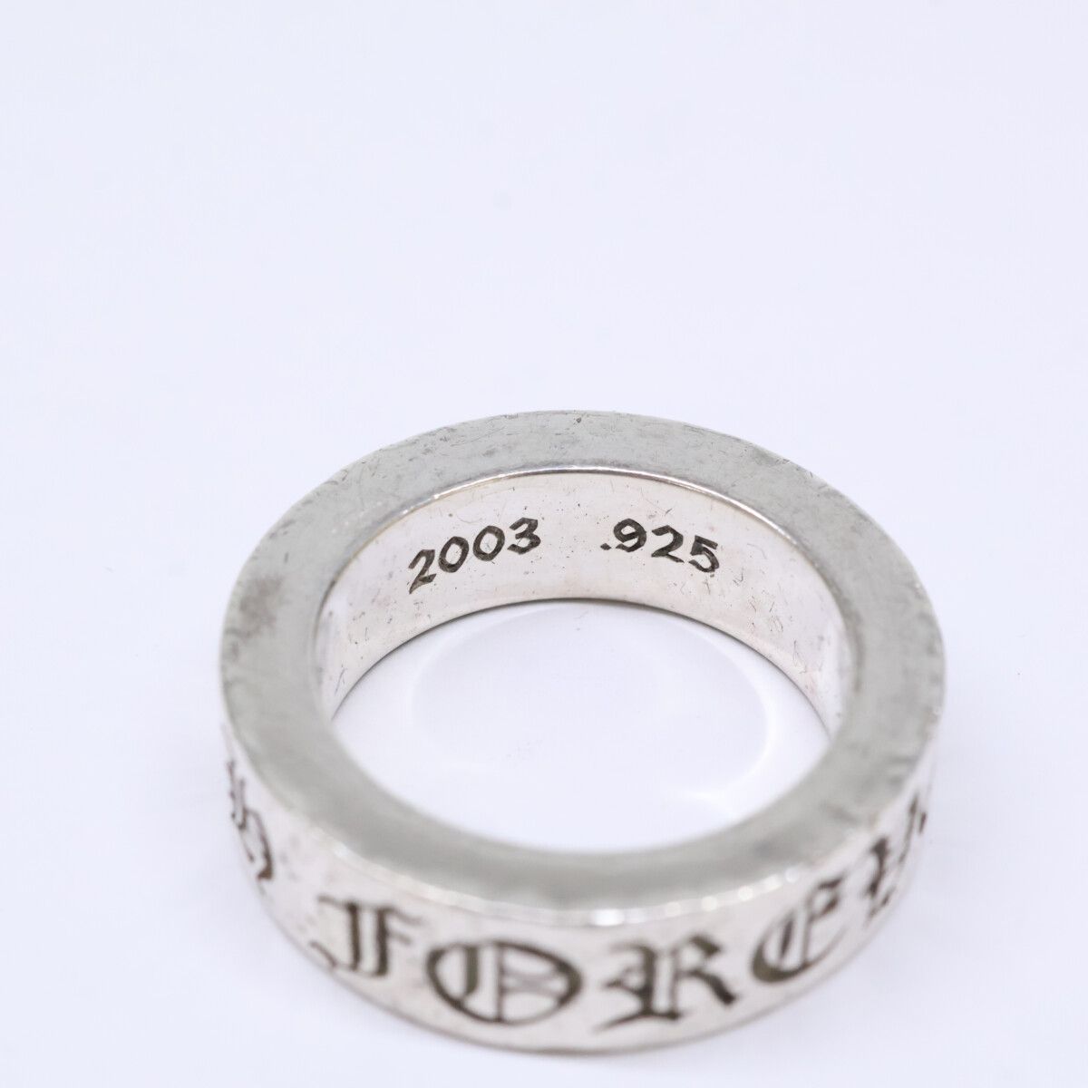 ゆ*様 正規品➕クロムハーツ➕ Silver925スペーサーリForever 9 銀座店 クロムハーツ スペーサーリング 6mm FOREVER 88968