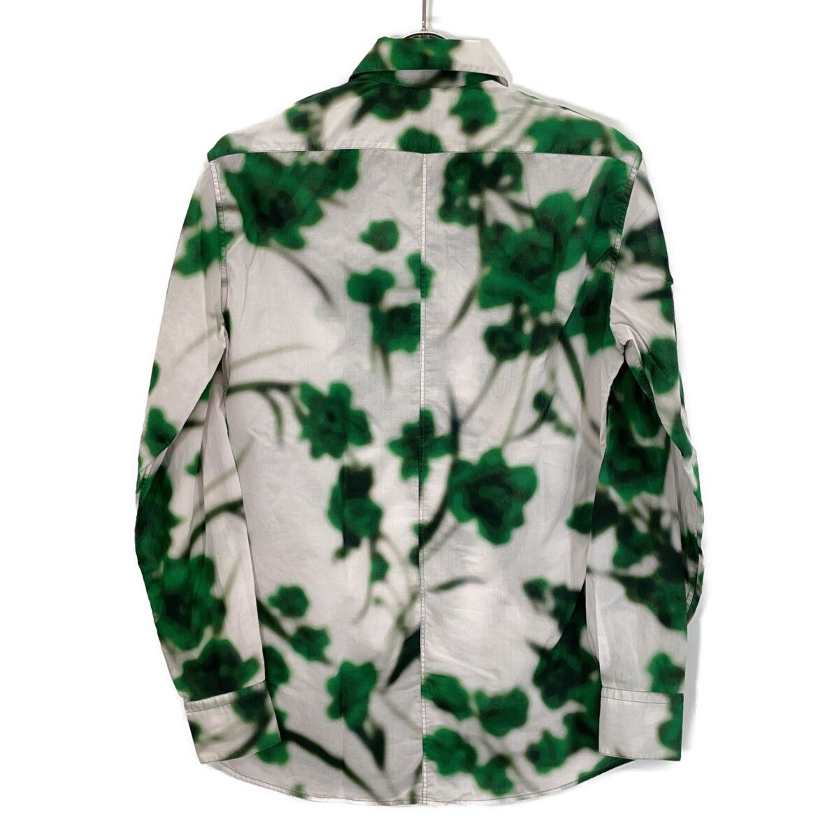 DRIES VAN NOTEN ドリスヴァンノッテン ｺｯﾄﾝ100 ﾌﾗﾜｰﾌﾟﾘﾝﾄ 長袖ｼｬﾂ 34