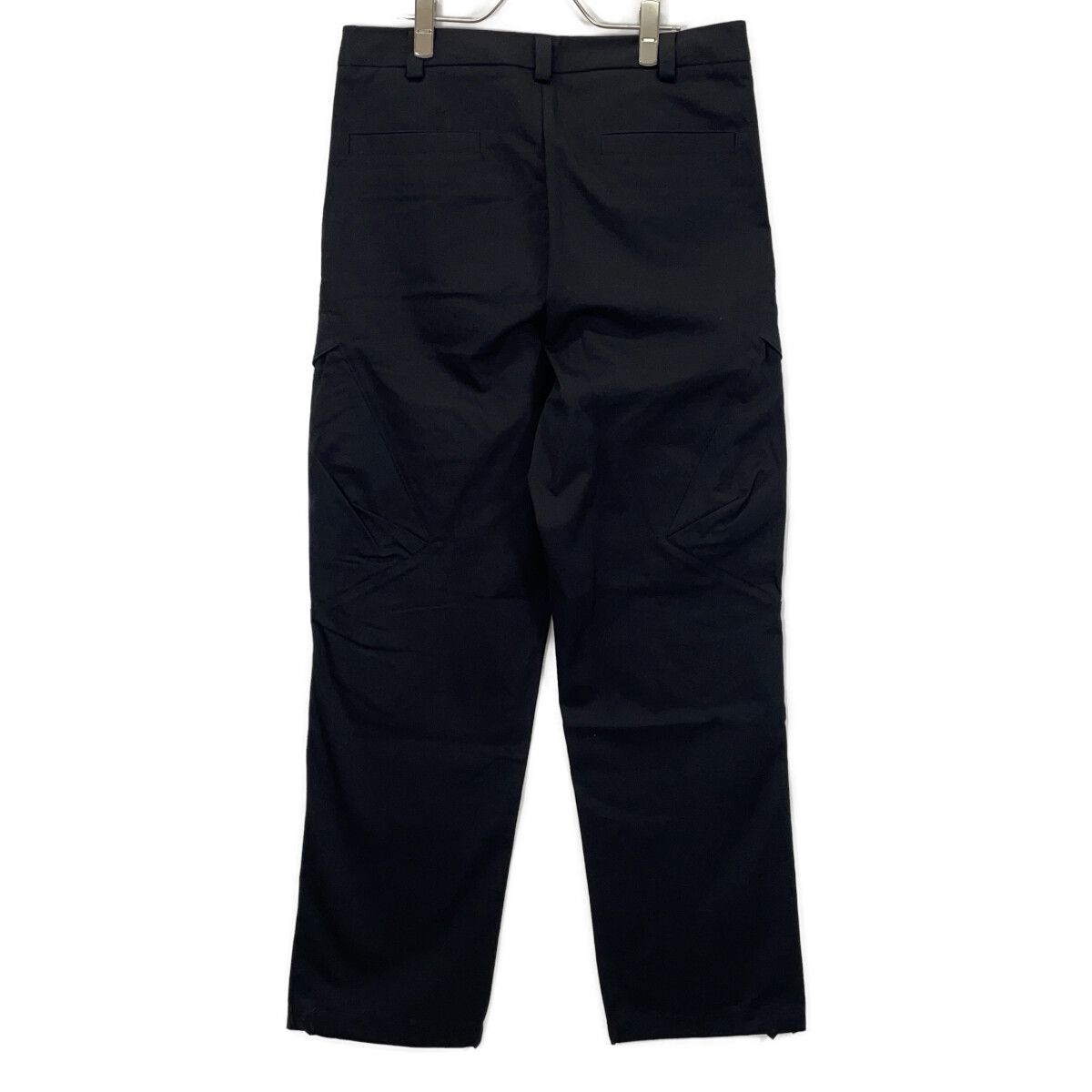 美品 モンクレール 21AW カーゴパンツ ブラック ネイビーブルー カーゴパンツ : パンツ＆ショーツ 向けの メンズ