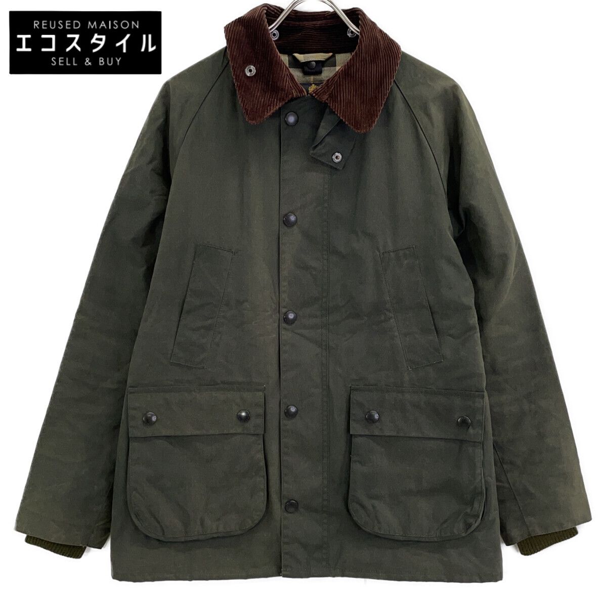 Barbour バブアー 2002043 ｶｰｷ SL BEDALE/ﾋﾞﾃﾞｲﾙ ｵｲﾙﾄﾞｼﾞｬｹｯﾄ 38 