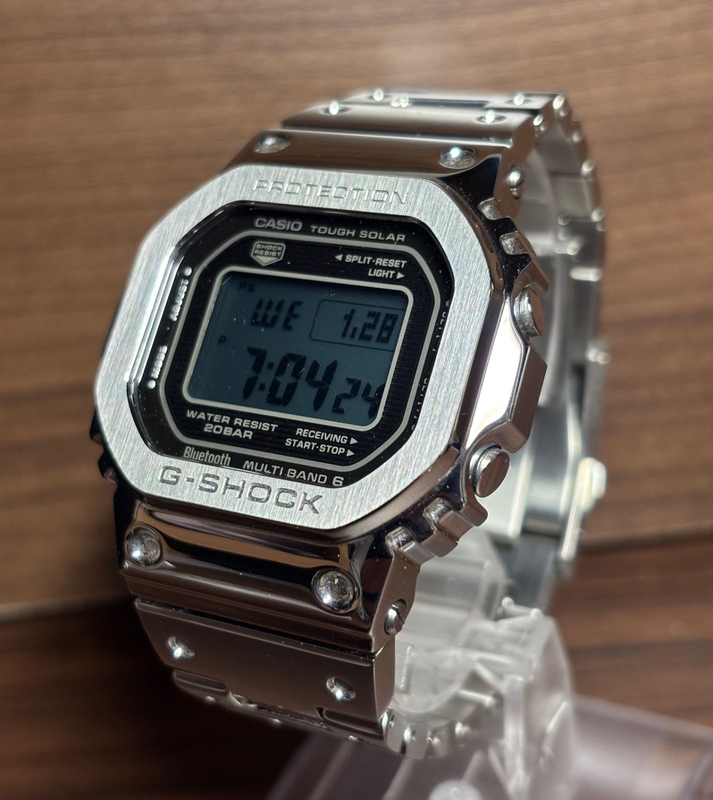 ☆美品☆CASIO G-SHOCK フルメタル GMW-B5000D-1JF G-SHOCK GMW-B5000D-1JF