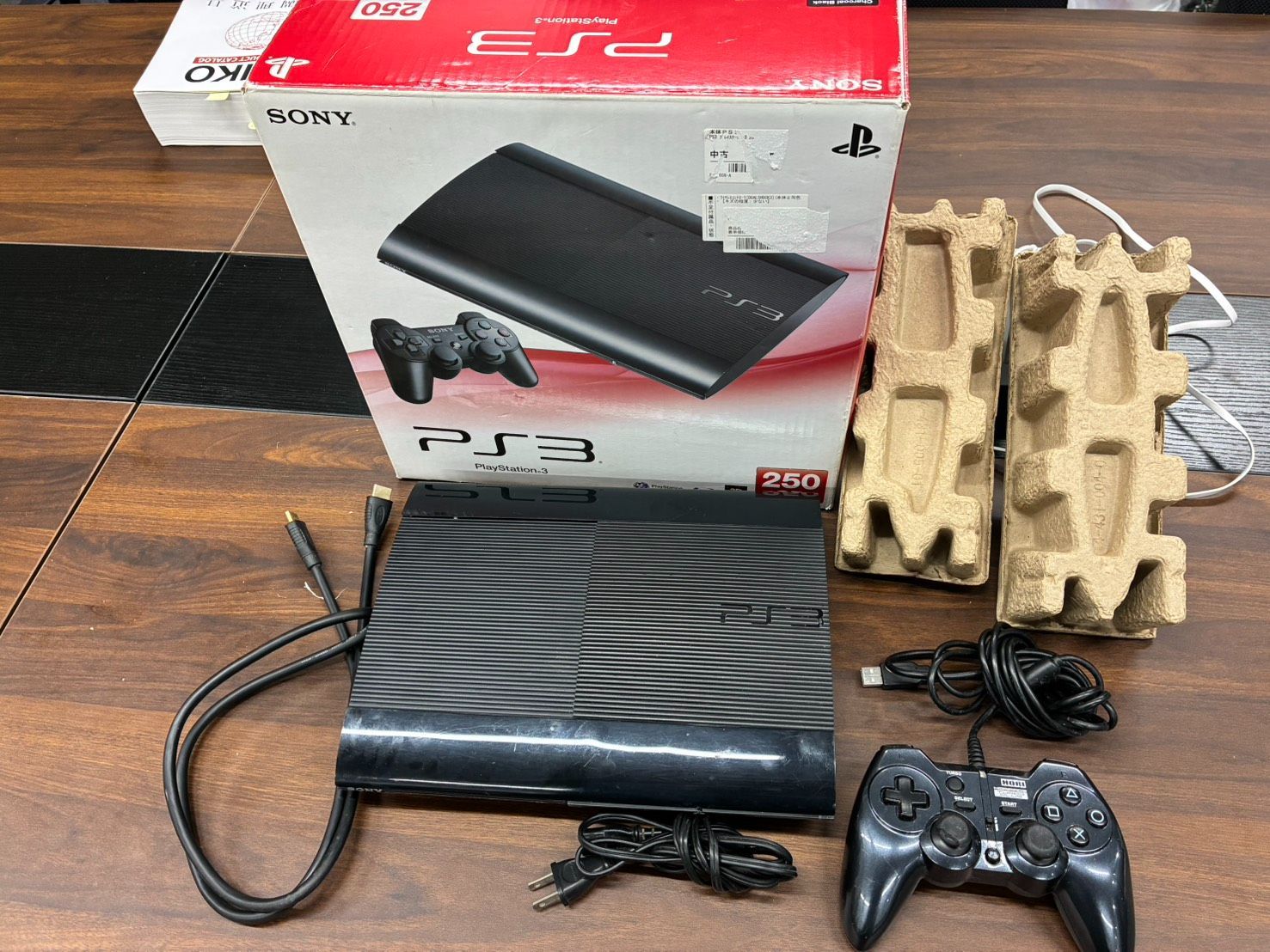 ゲーム 【動作品】PlayStation3 250GB チャコールブラック(薄型PS3本体