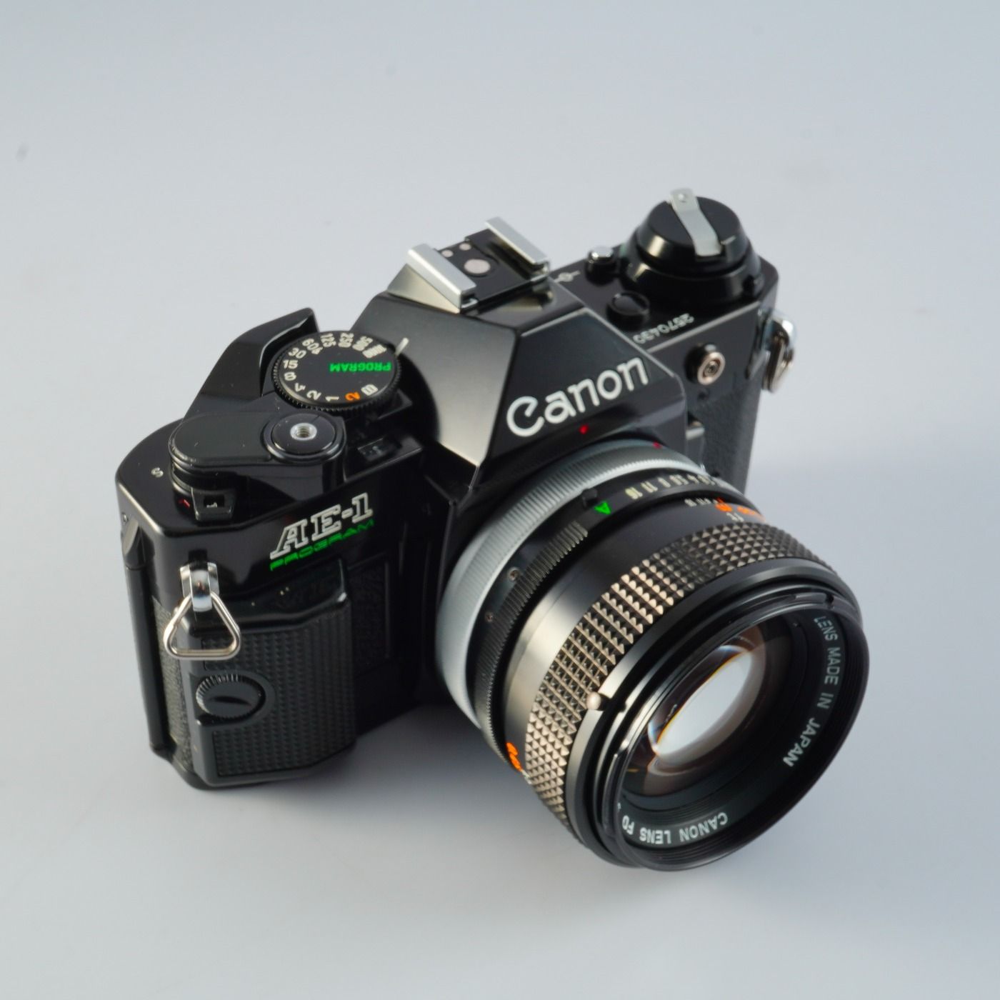 CLA'd】 Canon キヤノン AE-1 Program Black + FD 50mm F/1.4 S.S.C.