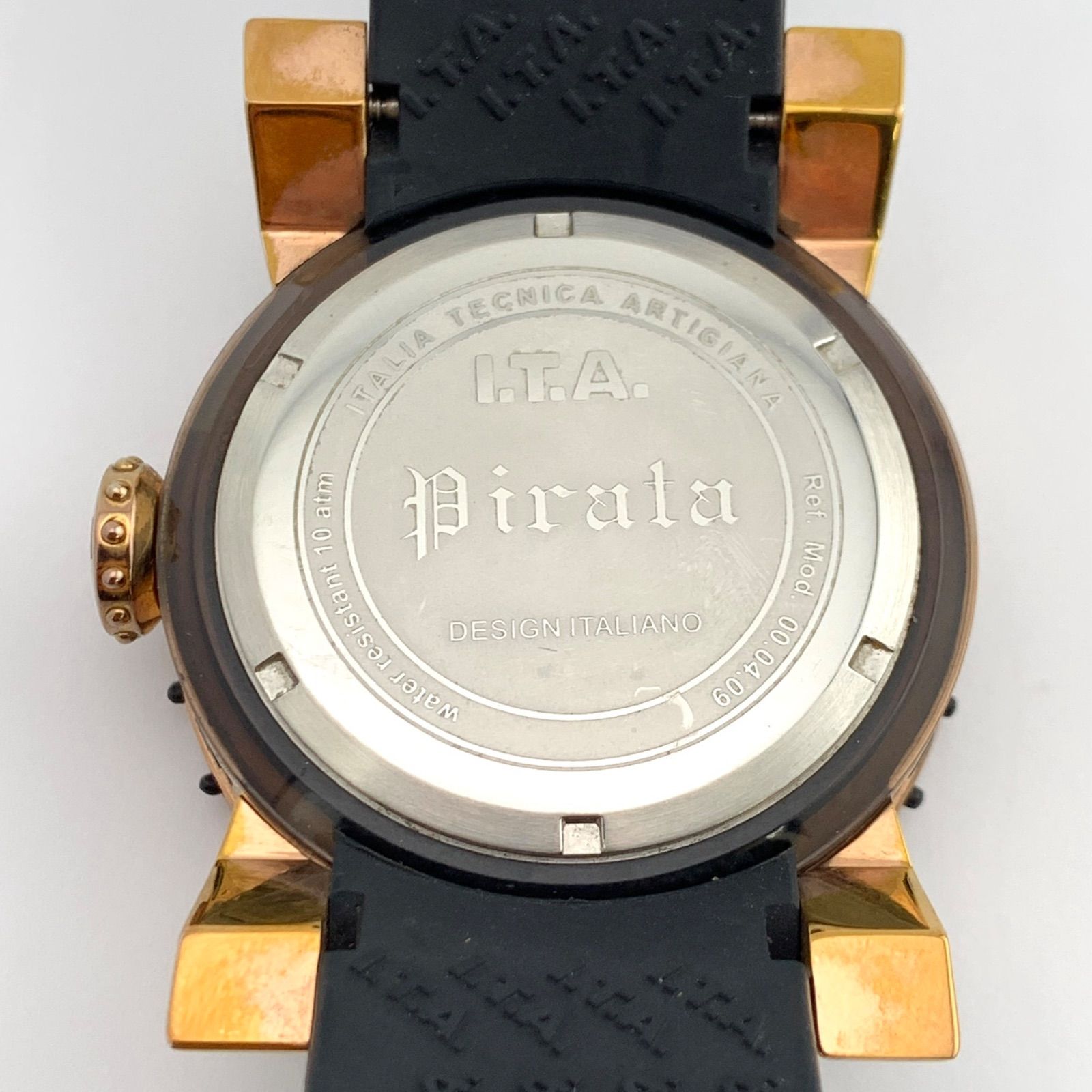 中古】I.T.A Pirata 00.04.09 腕時計 ブラック ゴールド - メルカリ