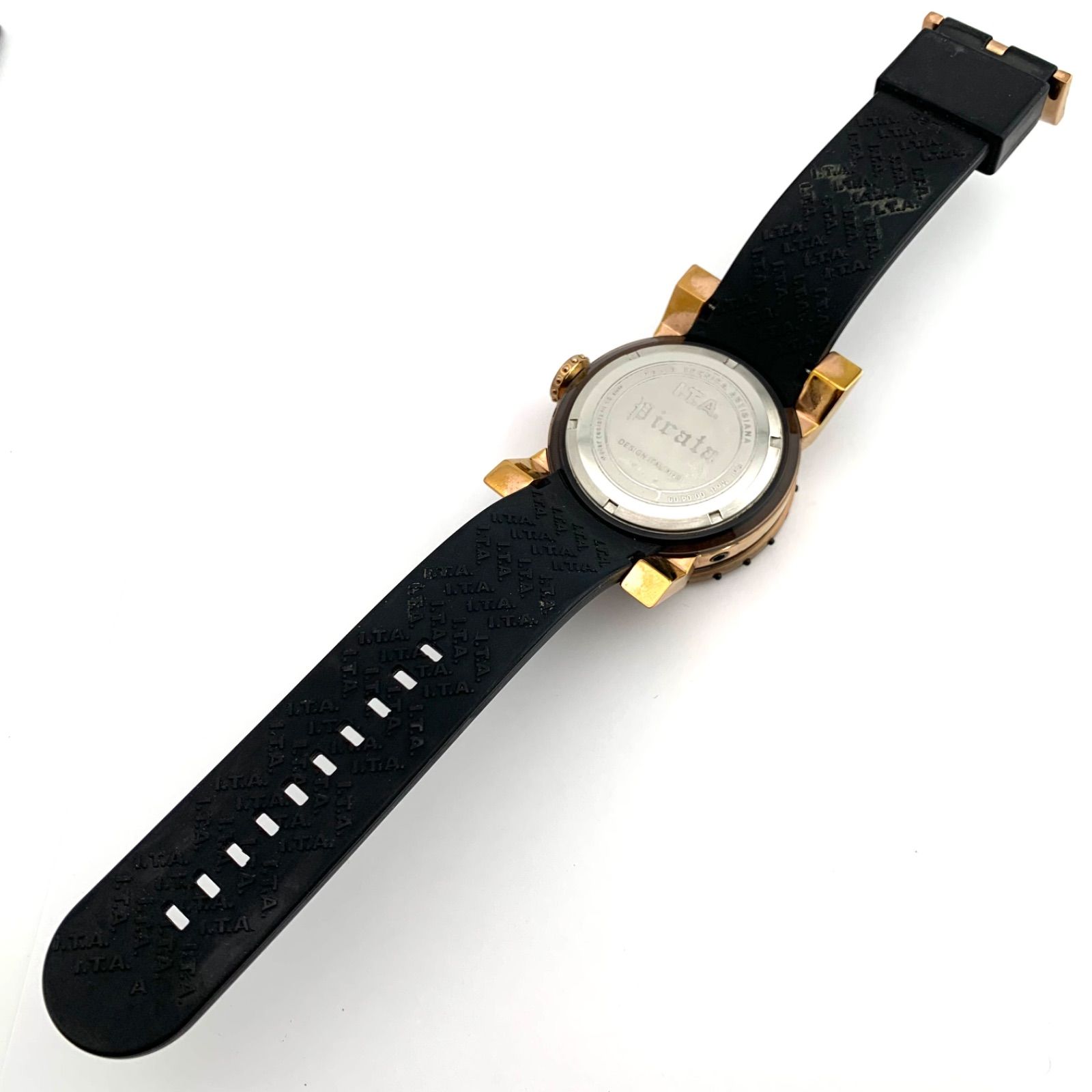 中古】I.T.A Pirata 00.04.09 腕時計 ブラック ゴールド - メルカリ