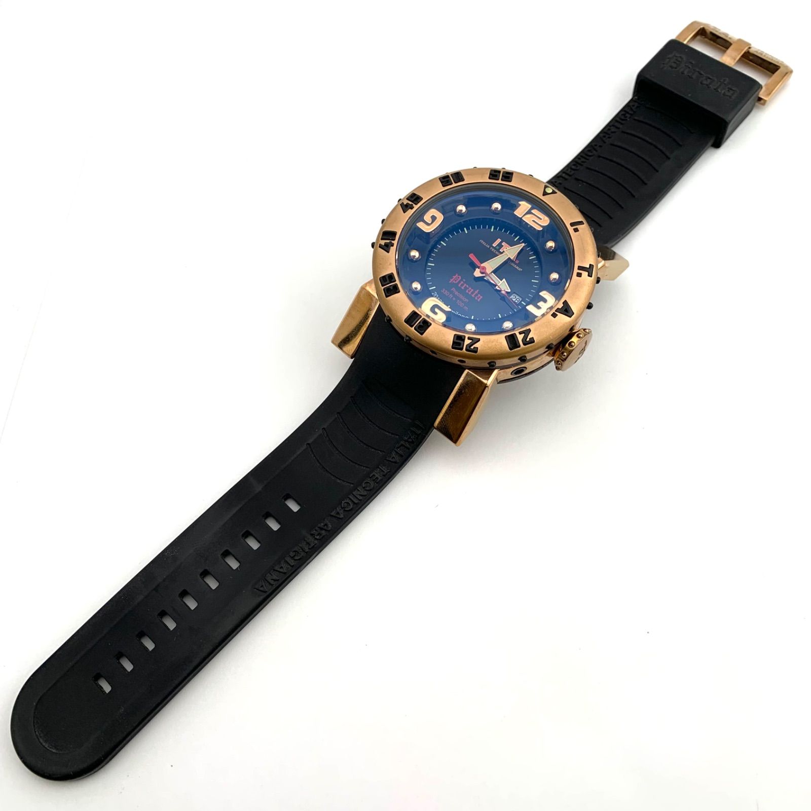 中古】I.T.A Pirata 00.04.09 腕時計 ブラック ゴールド - メルカリ
