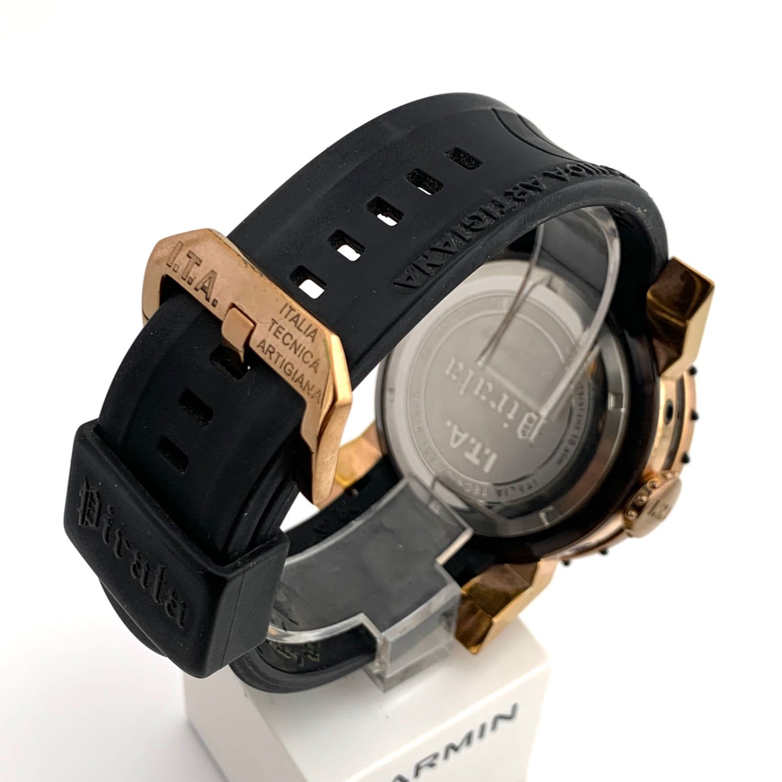 中古】I.T.A Pirata 00.04.09 腕時計 ブラック ゴールド - メルカリ