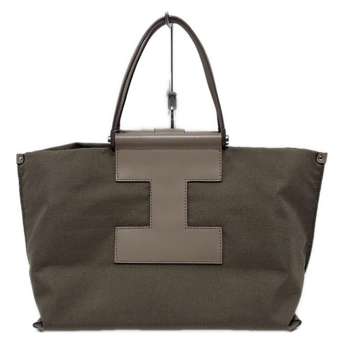 IACUCCI(イアクッチ) トートバッグ ソルベット カーキ×グレーベージュ