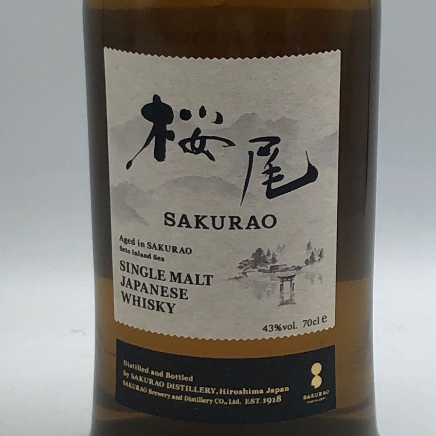 東京限定】桜尾 シングルモルト 700ml 43% SAKURAO 未開栓 - メルカリ