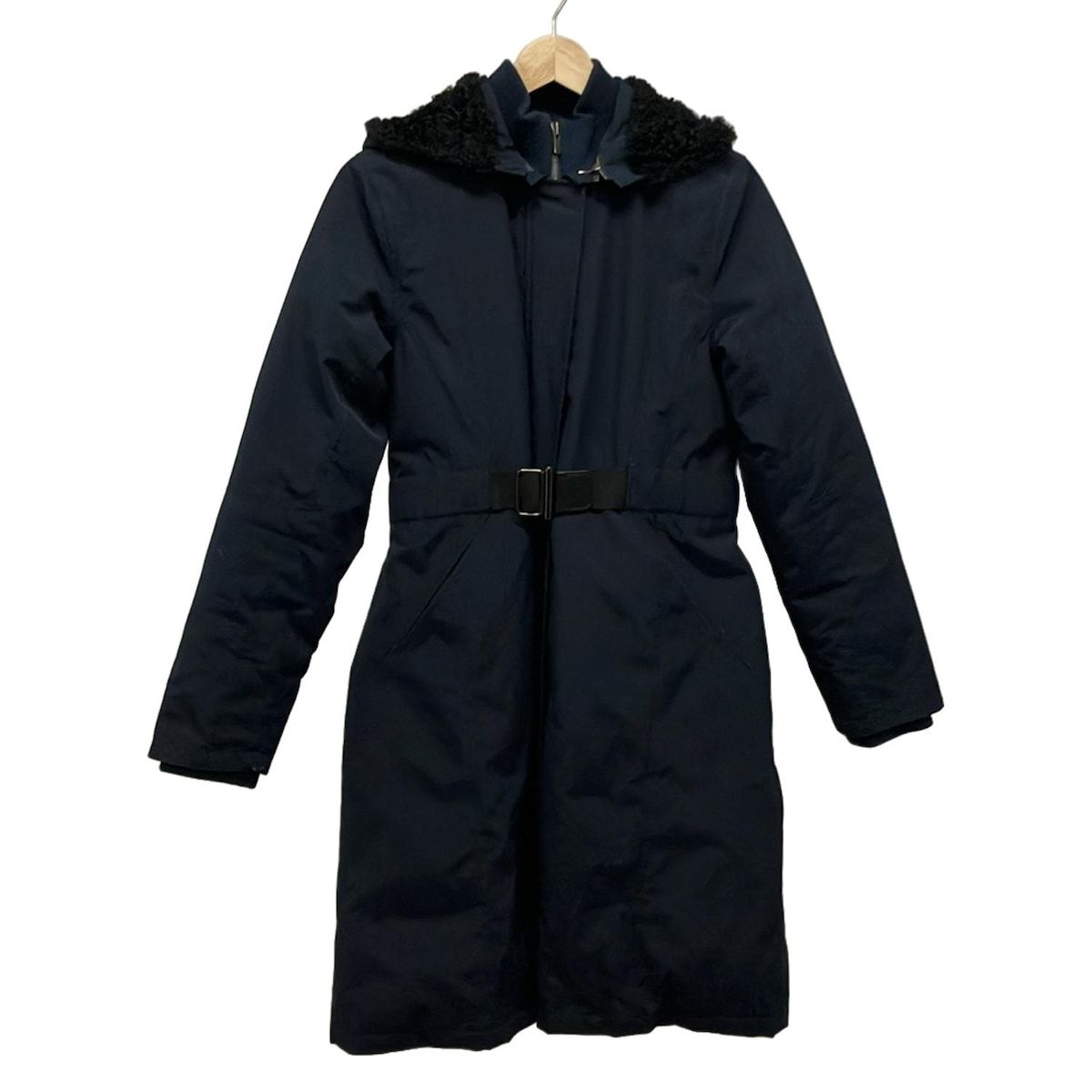 theory セオリー　ネイビー ダウンコート Theory - セオリー theory ダウンコート ネイビー サイズPの通販 by