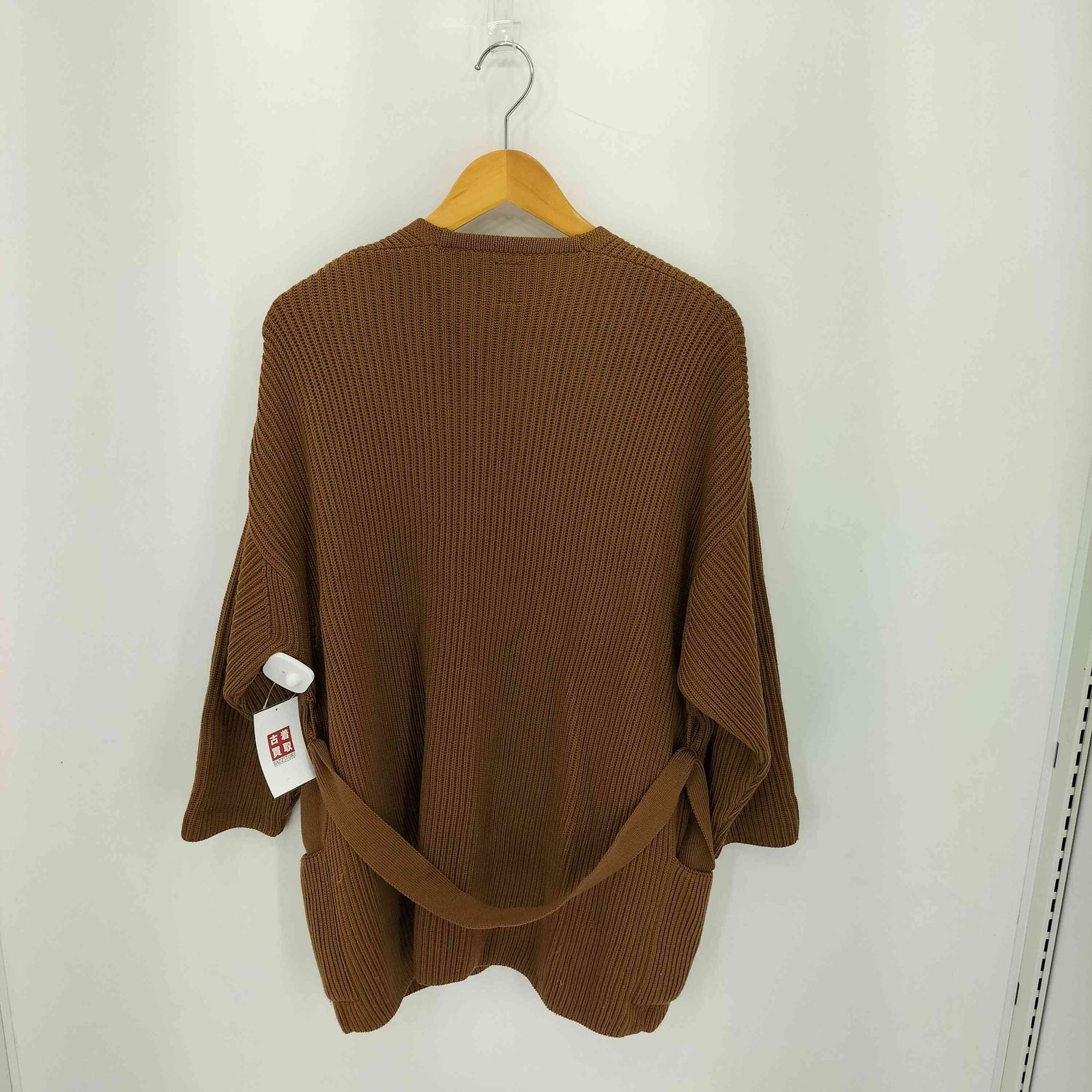 バトナー BATONER ウール7G両畦ニットガウン カーディガン レディース