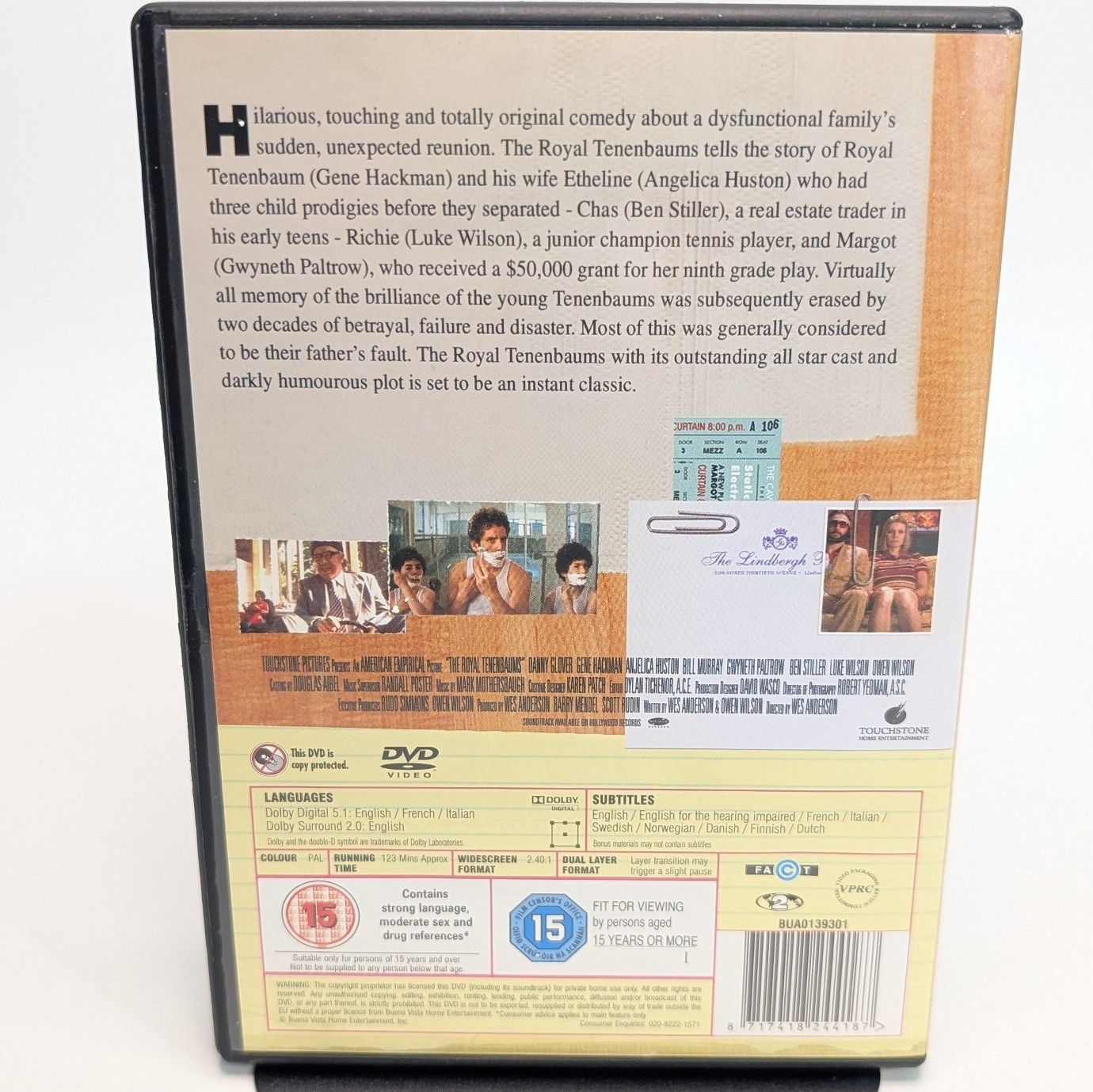 The Royal Tenenbaums DVD 海外版 日本語字幕なし DVD ザ・ロイヤル