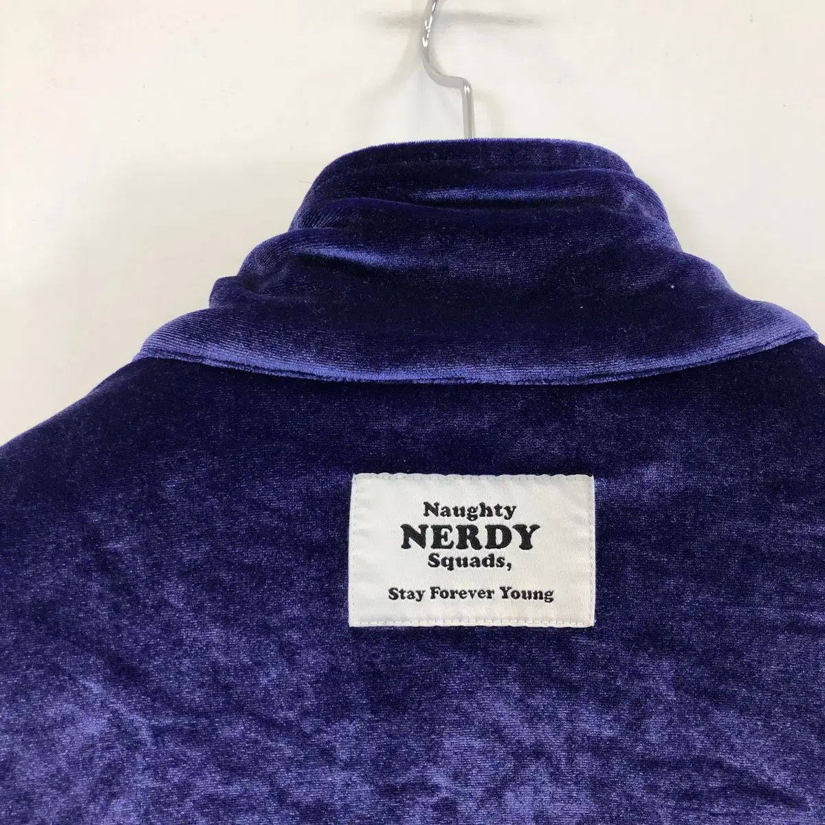NERDY 널디 ベルベットジャージ M PURPLE パープル - メルカリ