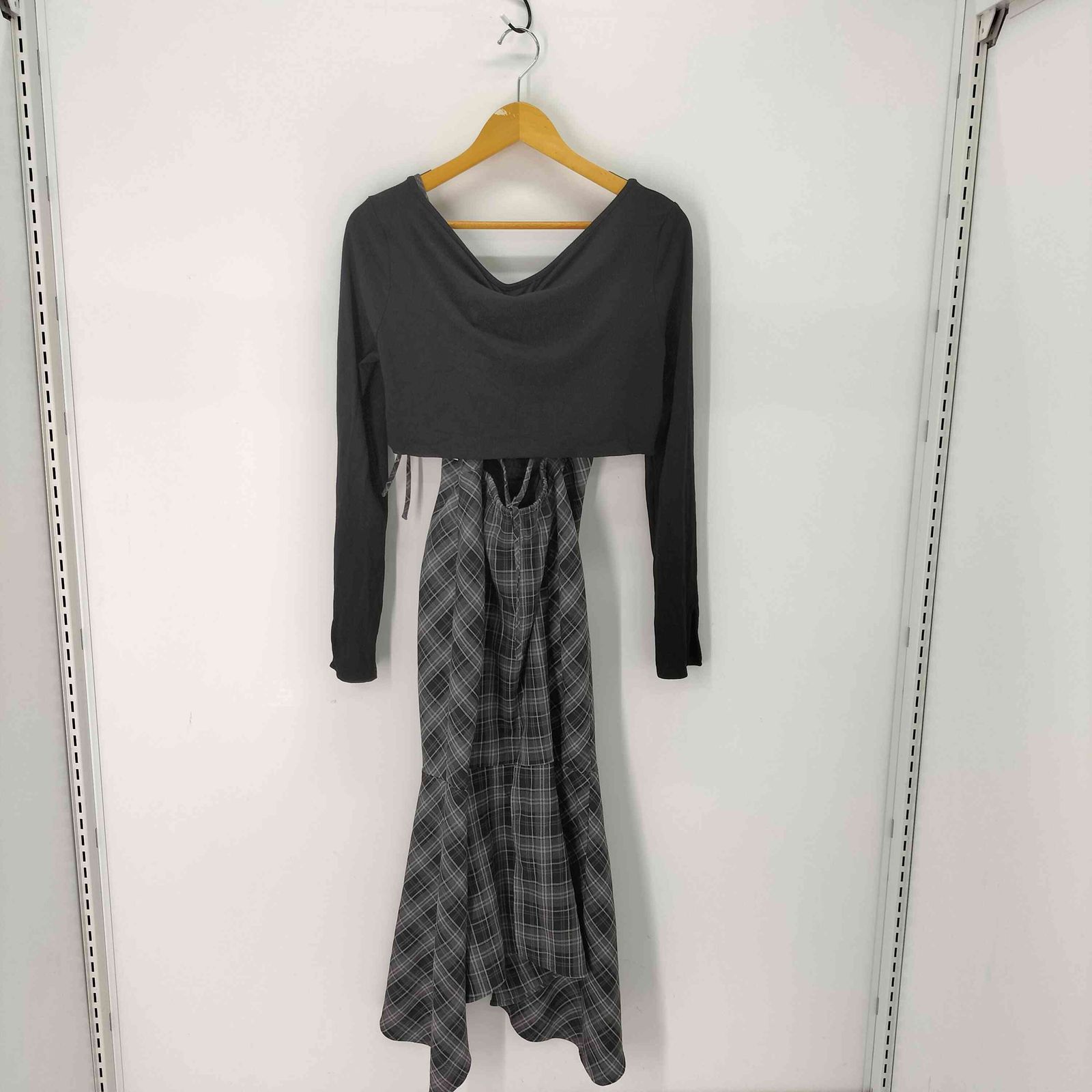 EATME マーメイドチェックワンピース セール】マーメイドチェックワンピース（ワンピース）｜EATME