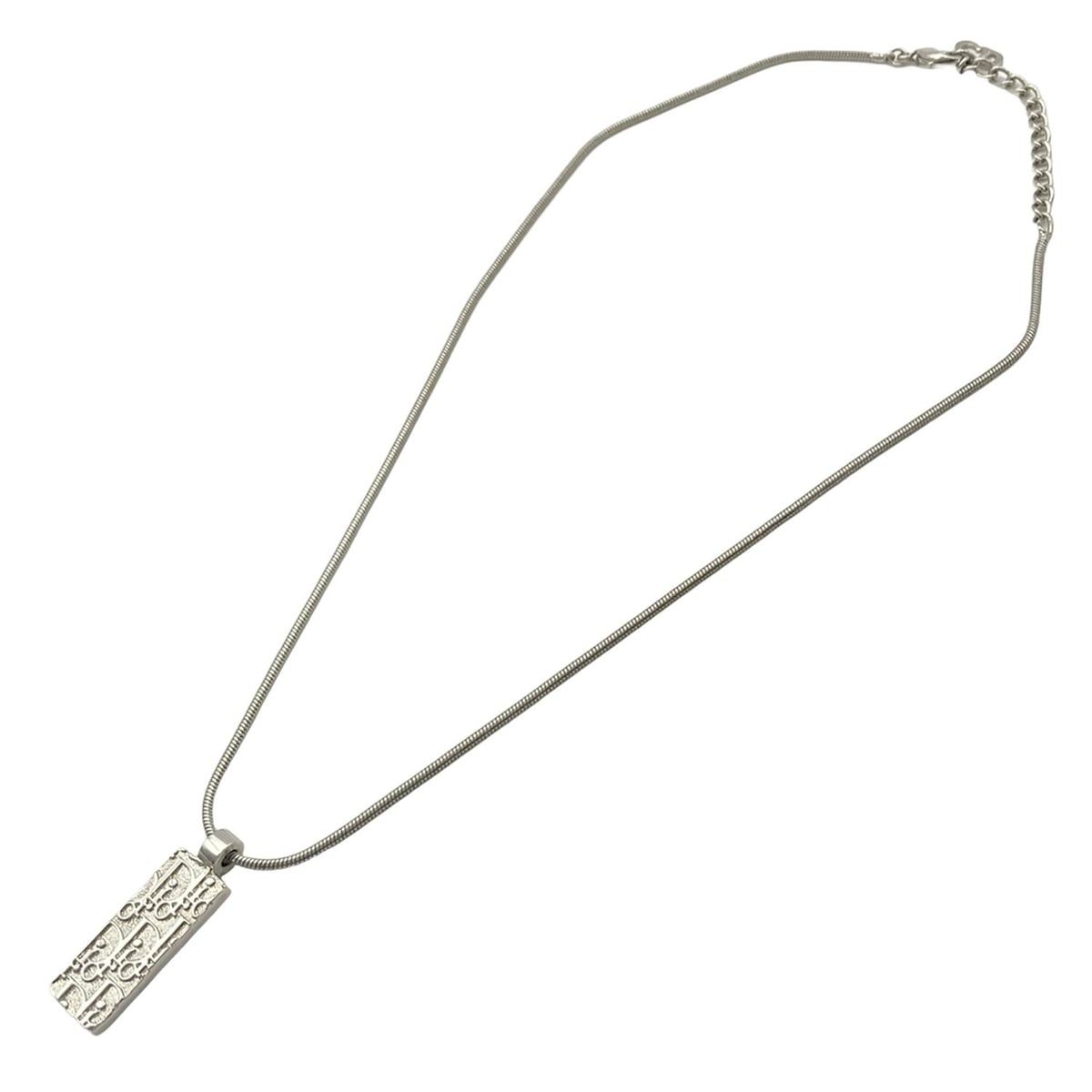 【極美品】ChristianDior ディオール ネックレスラリエット シルバー DIOR/ChristianDior(ディオール/クリスチャンディオール) ネックレス美