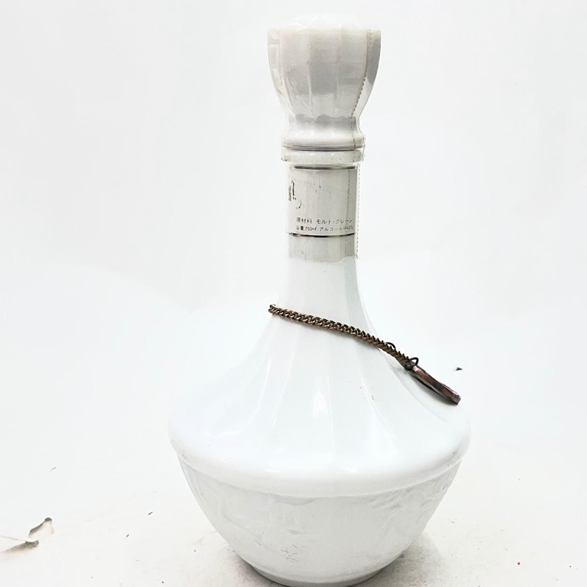 ニッカ 鶴 陶器ボトル 750ml 43度 ウイスキー - メルカリ