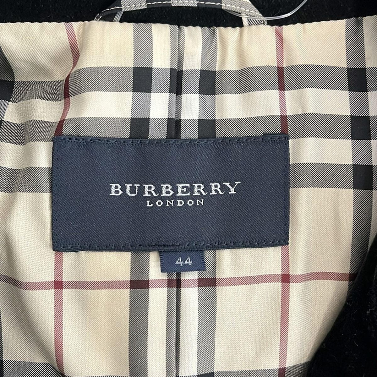 ✨新品✨サイズ44✨バーバリー ロンドン　シャドーチ ェックジャケット　ベージュ バーバリーロンドン テーラードジャケット シャドーホース ベージュ 40