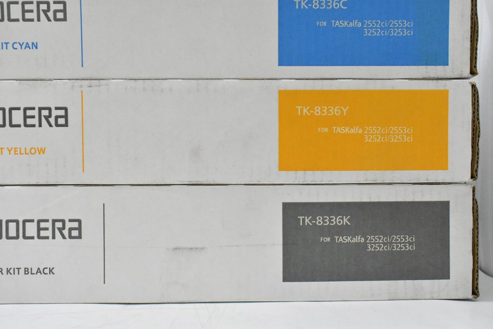 未使用 京セラ 純正 トナー TK-8336 4色（シアン・マゼンタ・イエロー