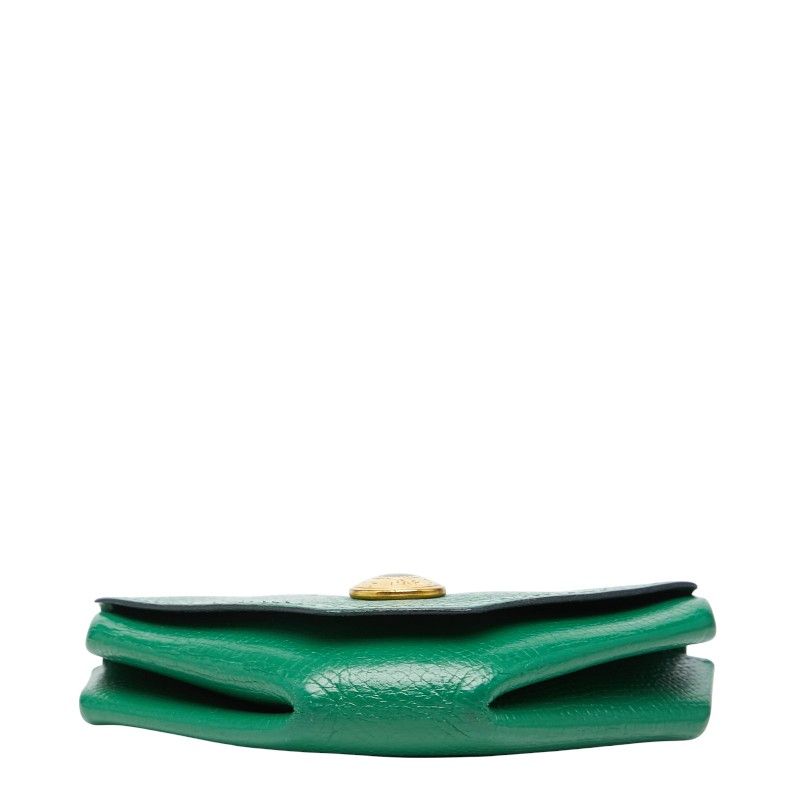 エルメス ルヴァンキャトル コインケース 小銭入れ グリーン系 レザー