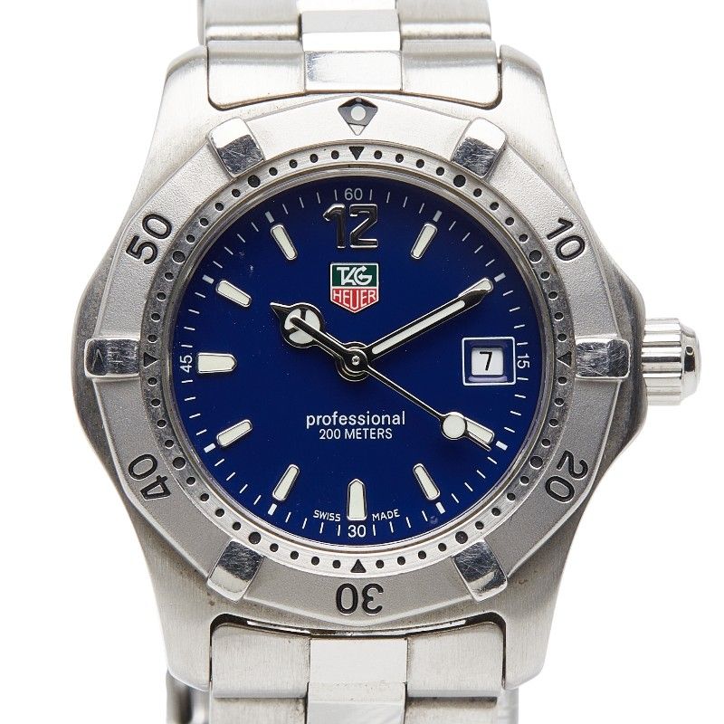 【美品】タグホイヤー WJ1316 ブルーシェル　TAG HEUER 楽天市場】タグホイヤー リンク シェル文字盤 腕時計 WJ1316 クオーツ