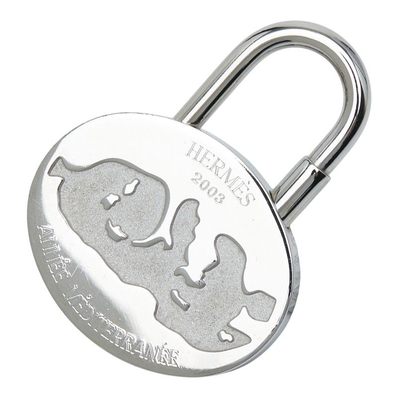 エルメス ANNEE MEDITERRANEE 地中海 カデナ チャーム シルバー メタル