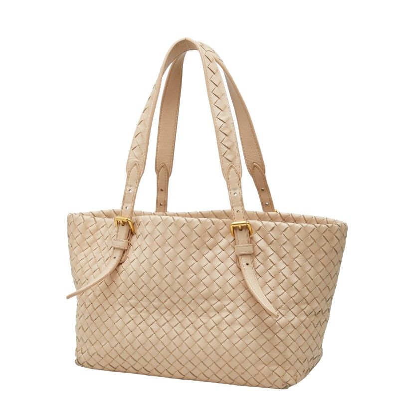 ボッテガヴェネタ イントレチャート トートバッグ ハンドバッグ ピンク