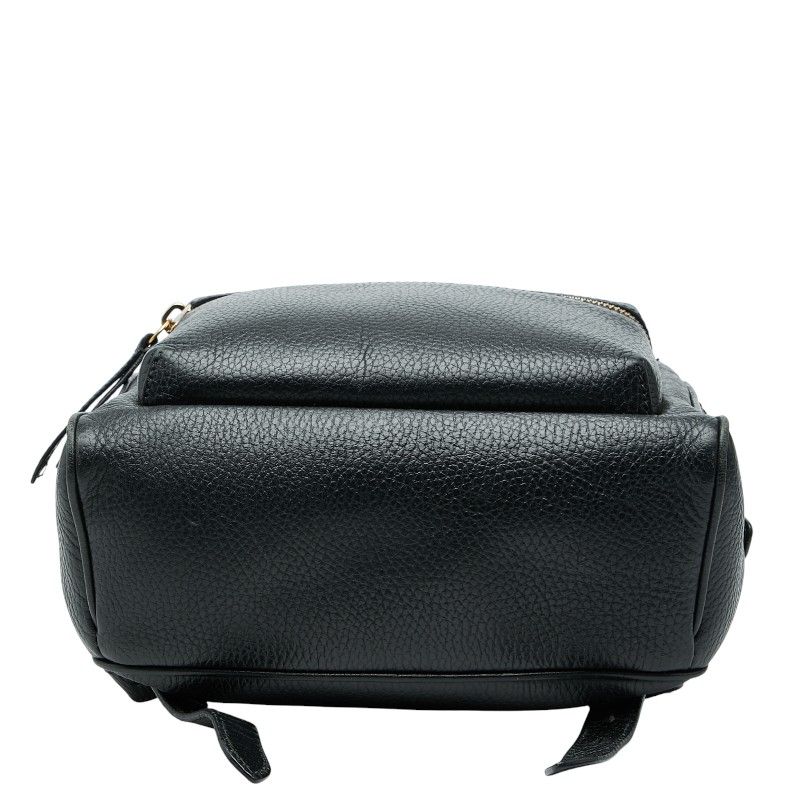 GUCCI ソーホー ブラックレザー リュック インターロッキングG バッグ