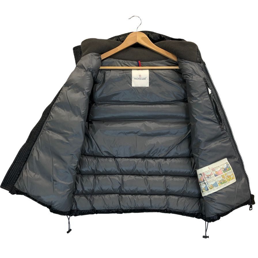 モンクレール バルトロメ ダウンベスト ブラック サイズ2【AFA7