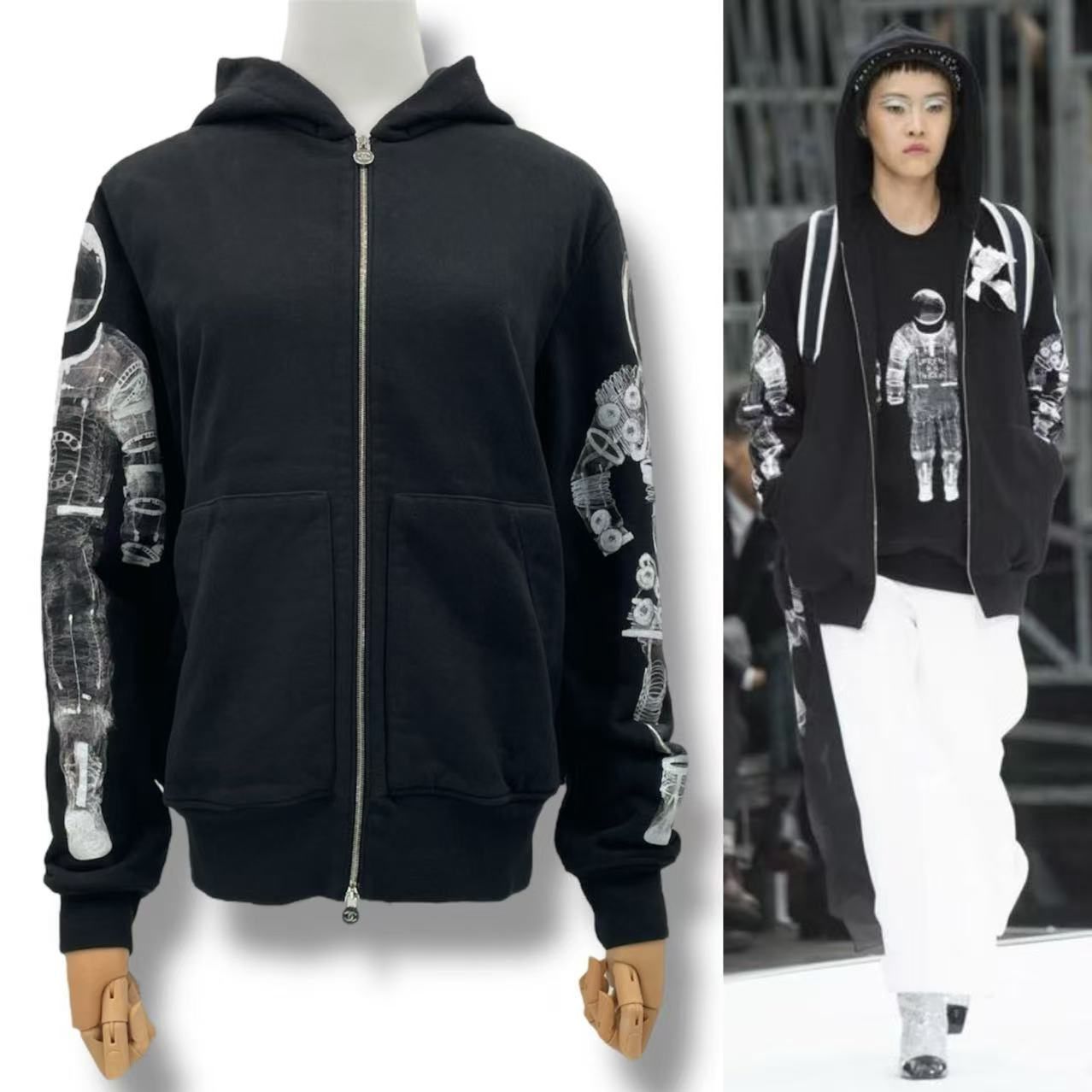 極美品 CHANEL シャネル パーカー 宇宙飛行士 2017年 ココマーク 