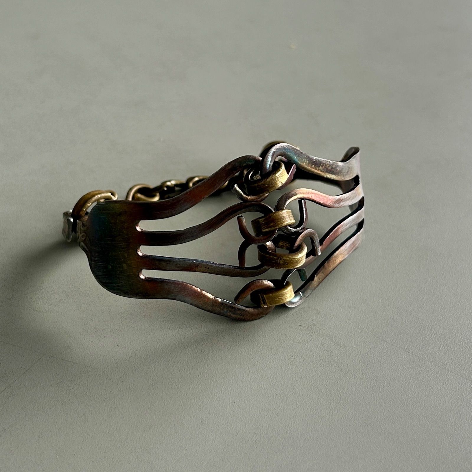フォークバングル フォークブレスレット エイジング加工 vintage 加工