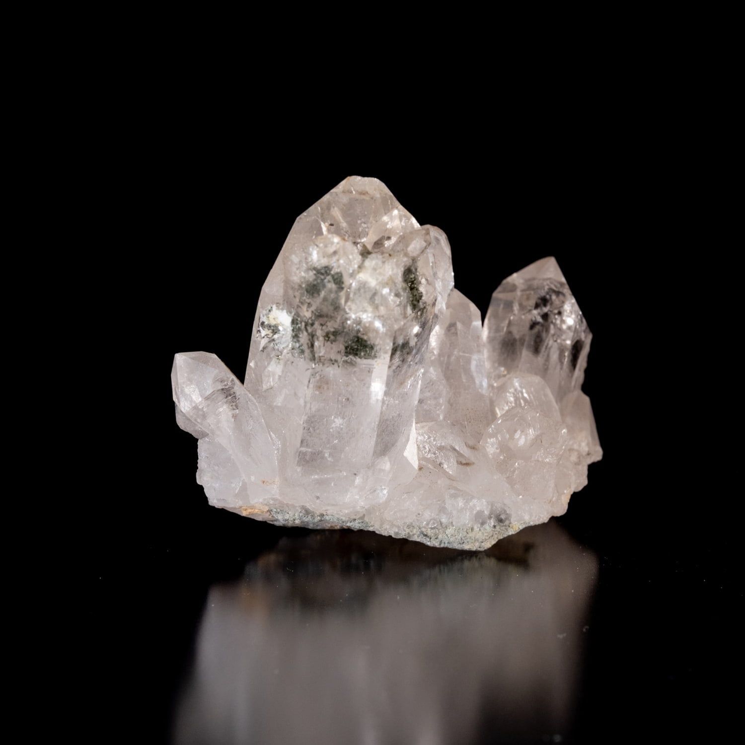 一点物】 ヒマラヤ水晶原石 【204g】クラスター・透明・クローライト