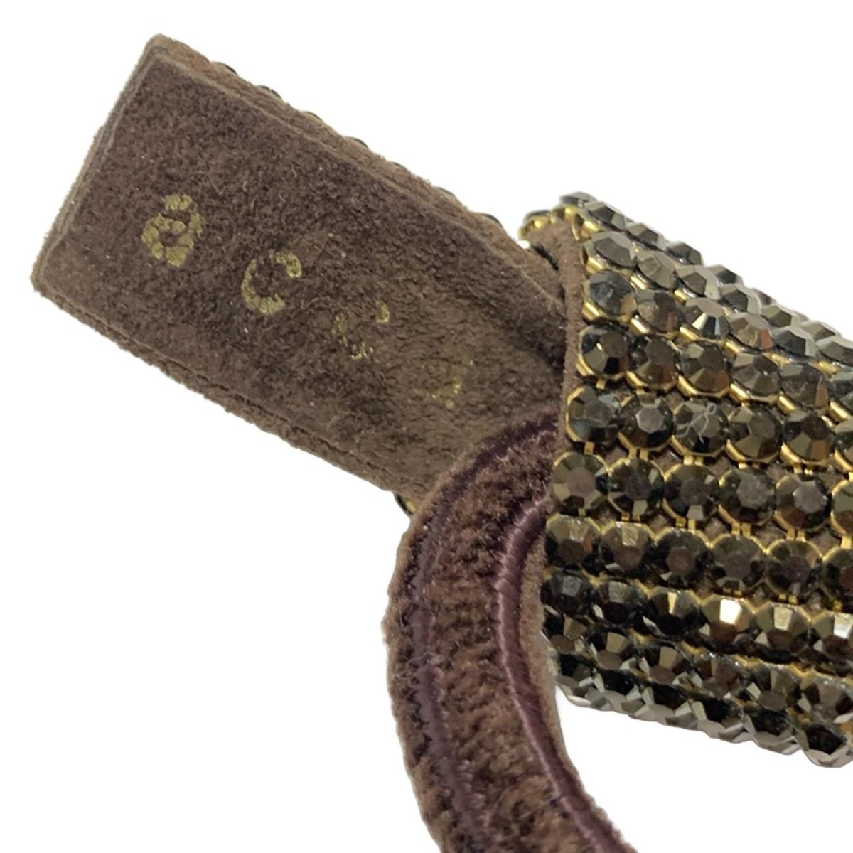 acca(アッカ) アクセサリー - ウール ダークブラウン ヘアゴム/ライン