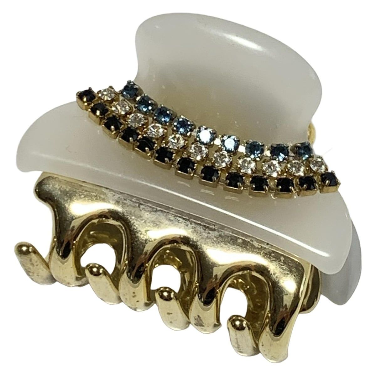 acca(アッカ) アクセサリー - 白×ブルー×マルチ ヘアクリップ/ライン