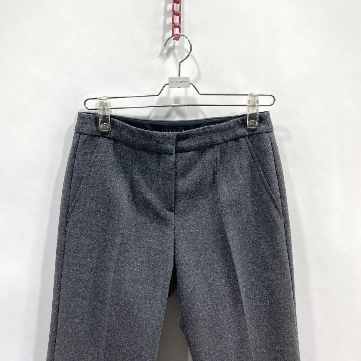 シスレー レディース ワイド ウールパンツ グレー 28 ヴィンテージ