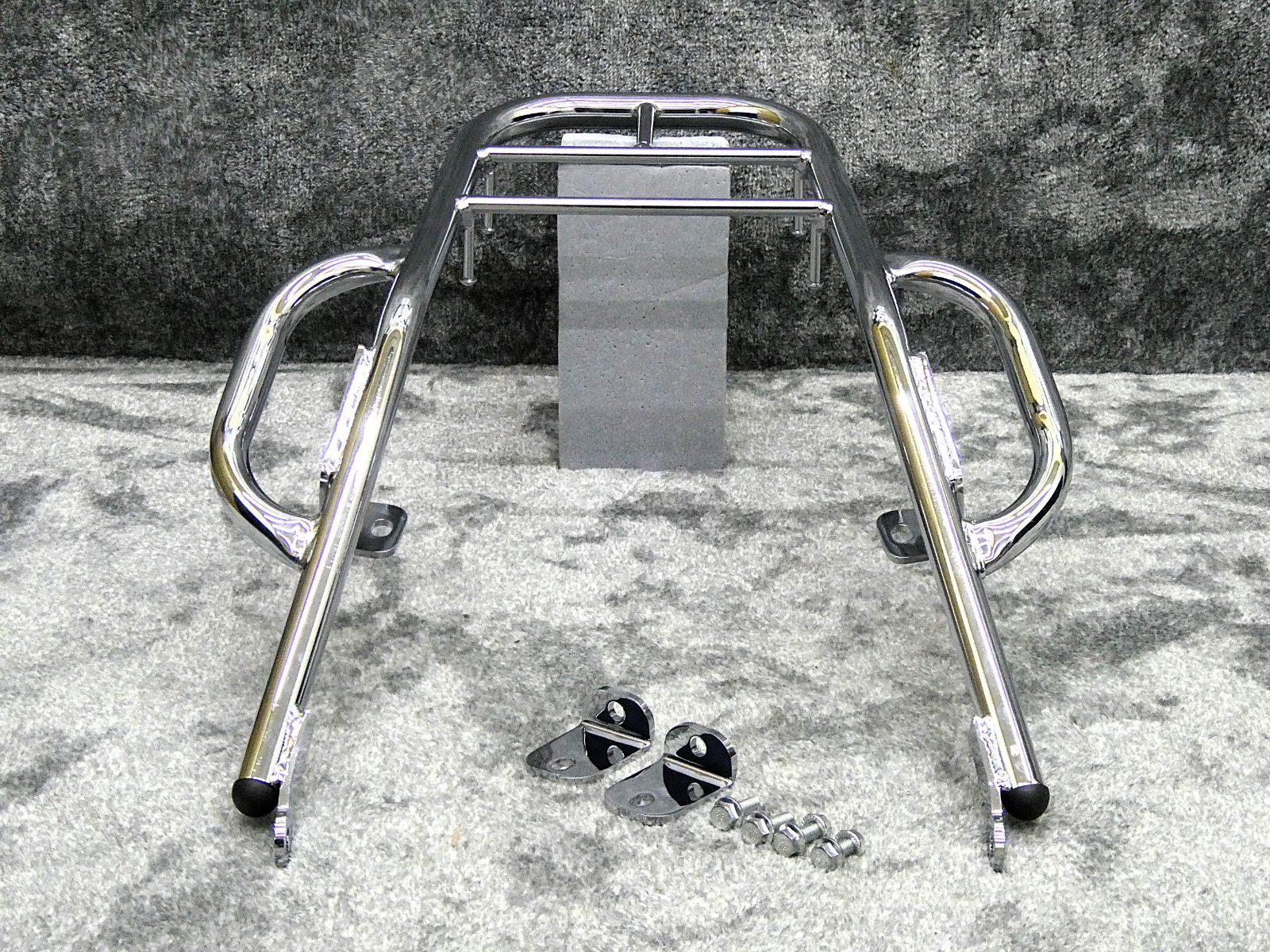 GB350 リアキャリア メッキ /荷台 タンデムグリップ キャリア 